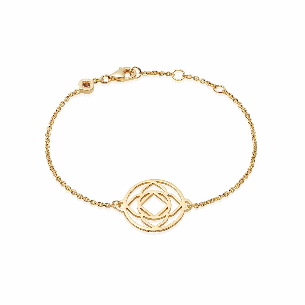 Base Chakra Chain Bracelet 18ct Gold Plate