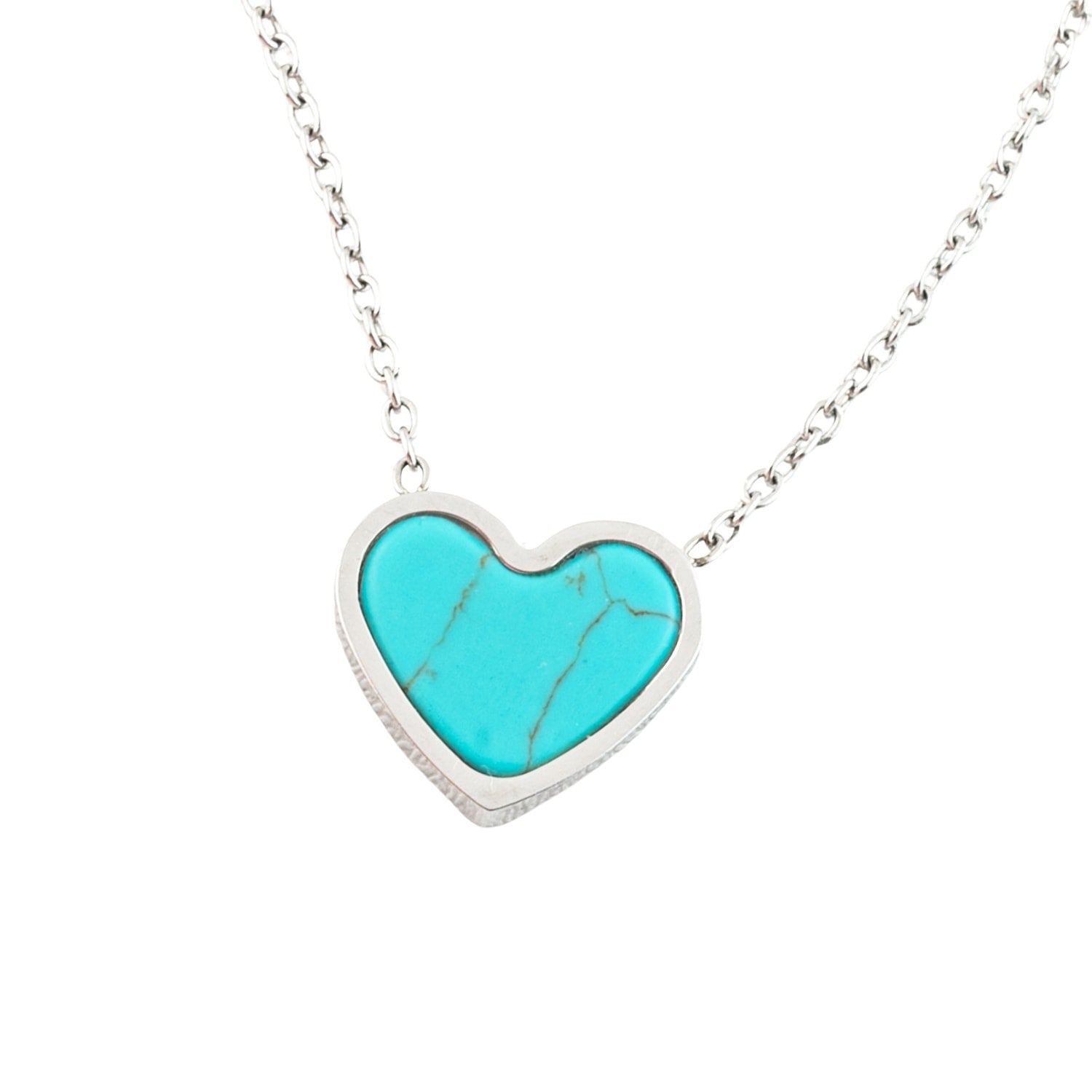 Bay Turquoise Heart Necklace