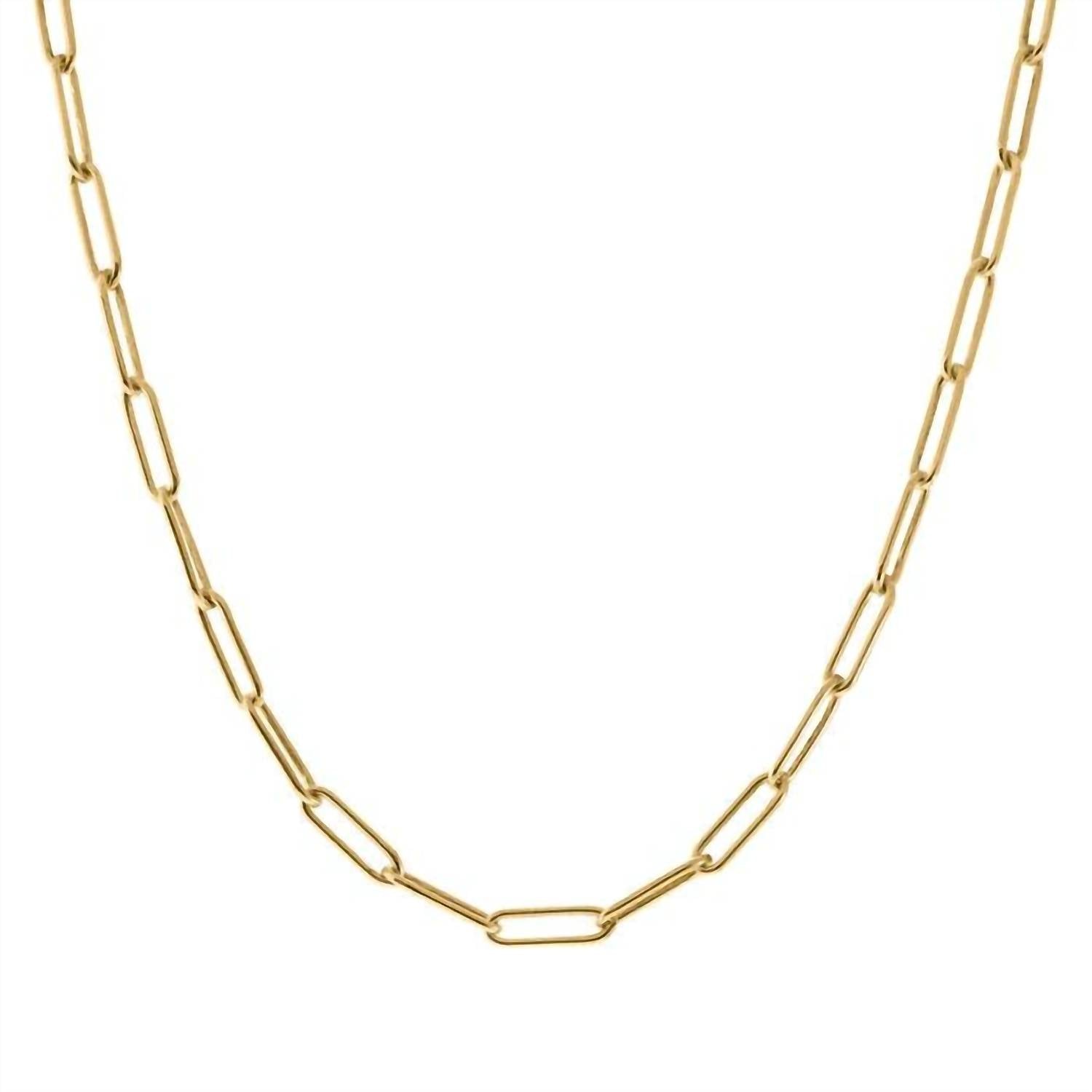 Large Golden Links Chain Necklace