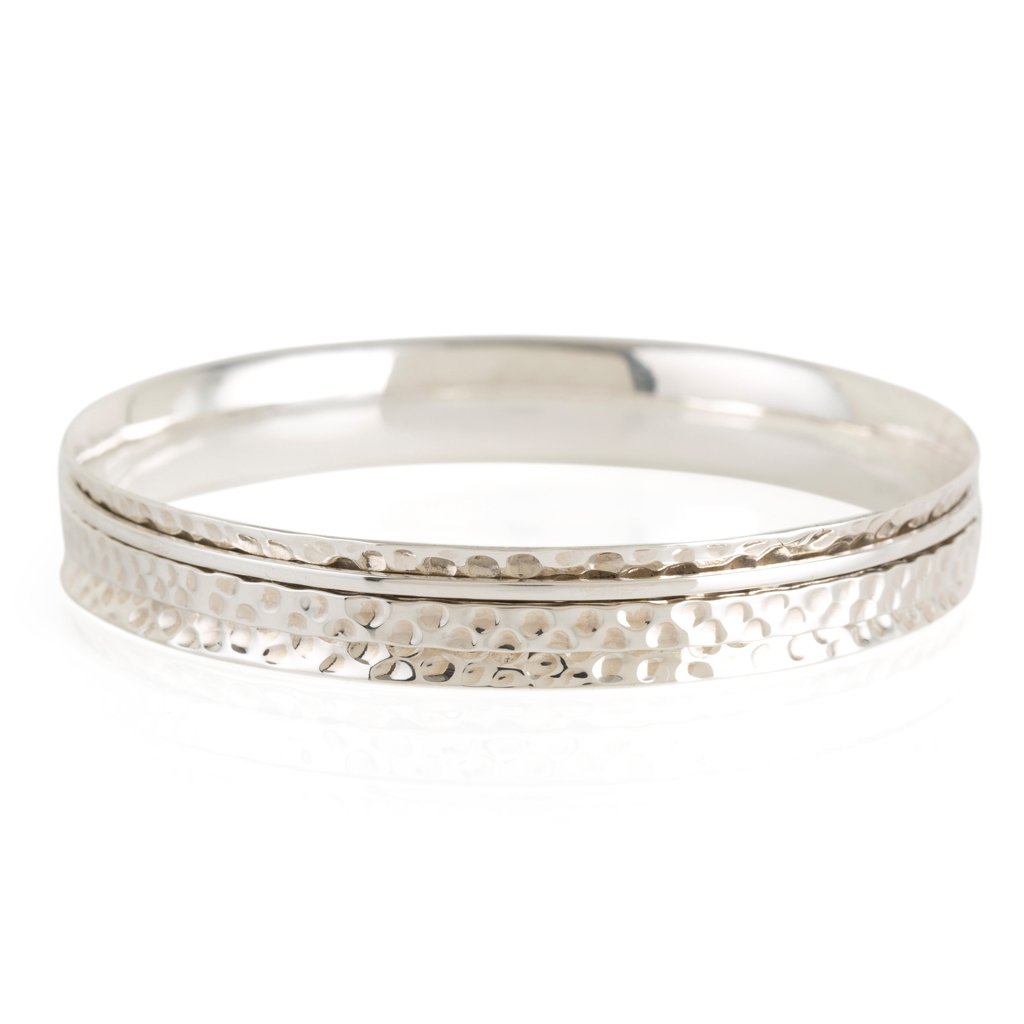 Karma Abundance Silver Spinning Bangle