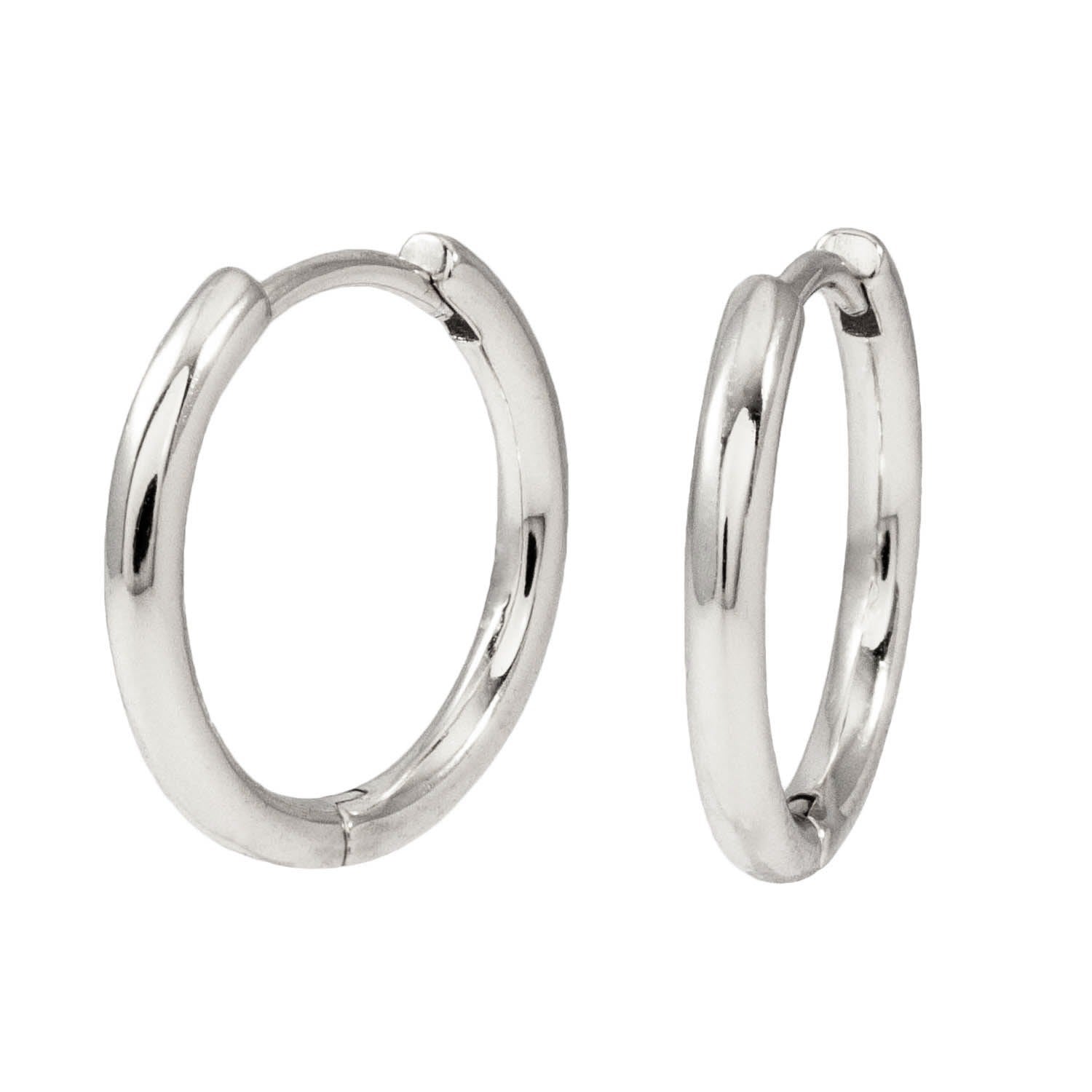 Classic Hoops Silver Earrings