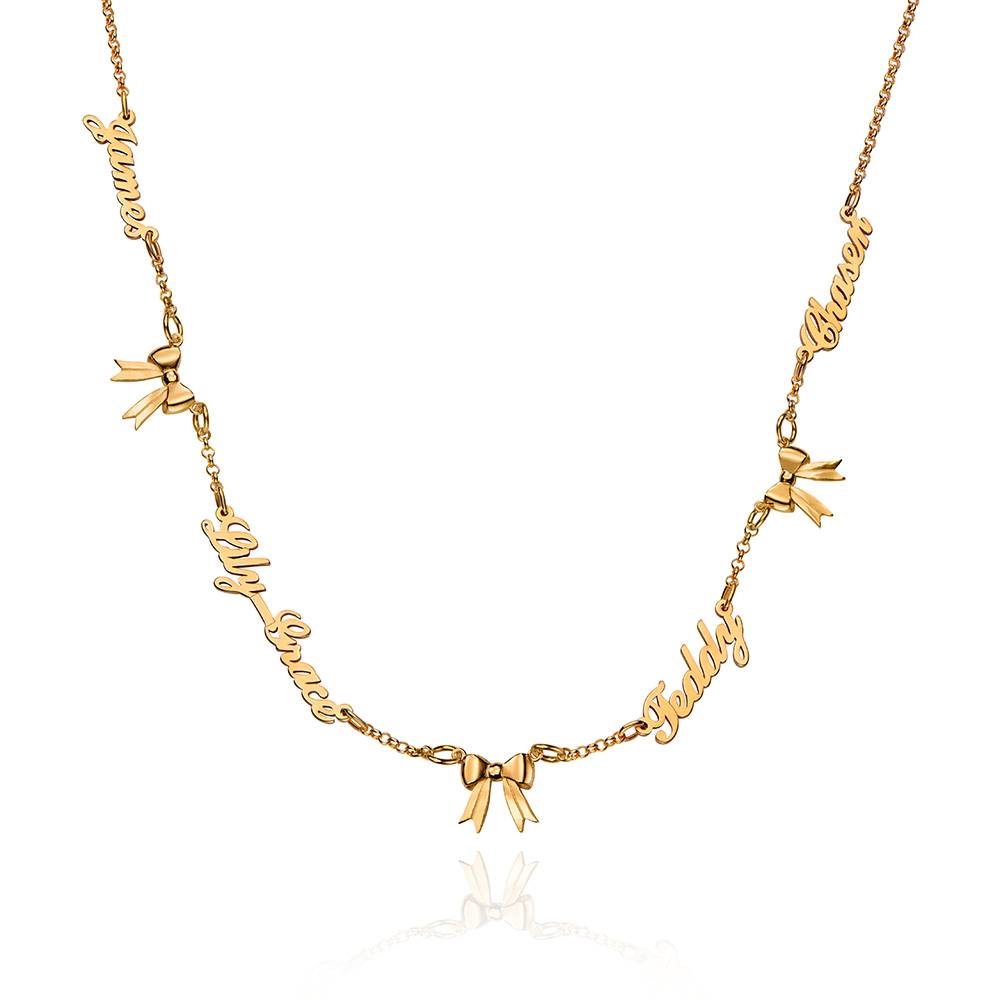Be My Bow Multi-name Necklace in Gold Vermeil - Nicky Hilton Collection