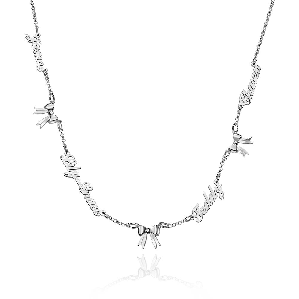 Be My Bow Multi-name Necklace in Sterling Silver - Nicky Hilton Collection