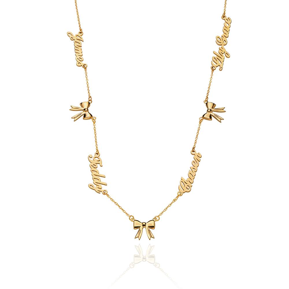 Be My Bow Multi-name Necklace in 14K Yellow Gold - Nicky Hilton Collection