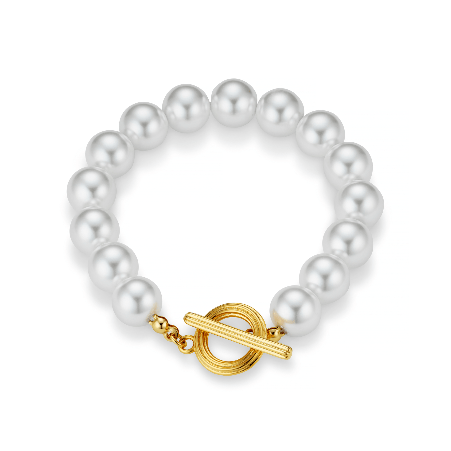 Statement Pearl T-Bar Bracelet