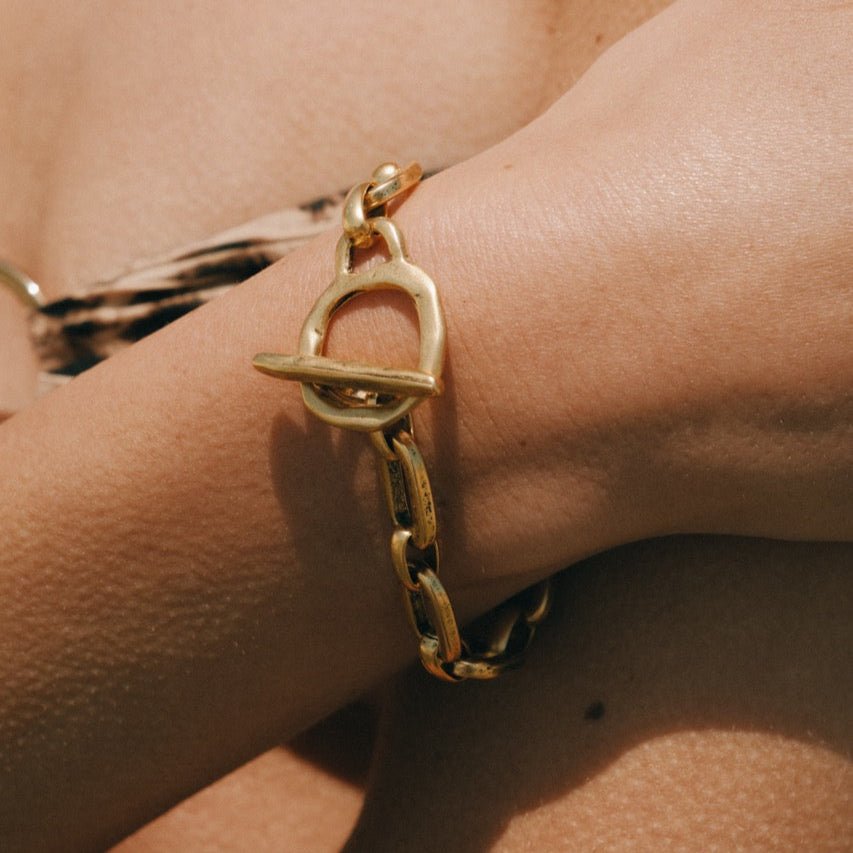 Beau Chunky Gold Bracelet