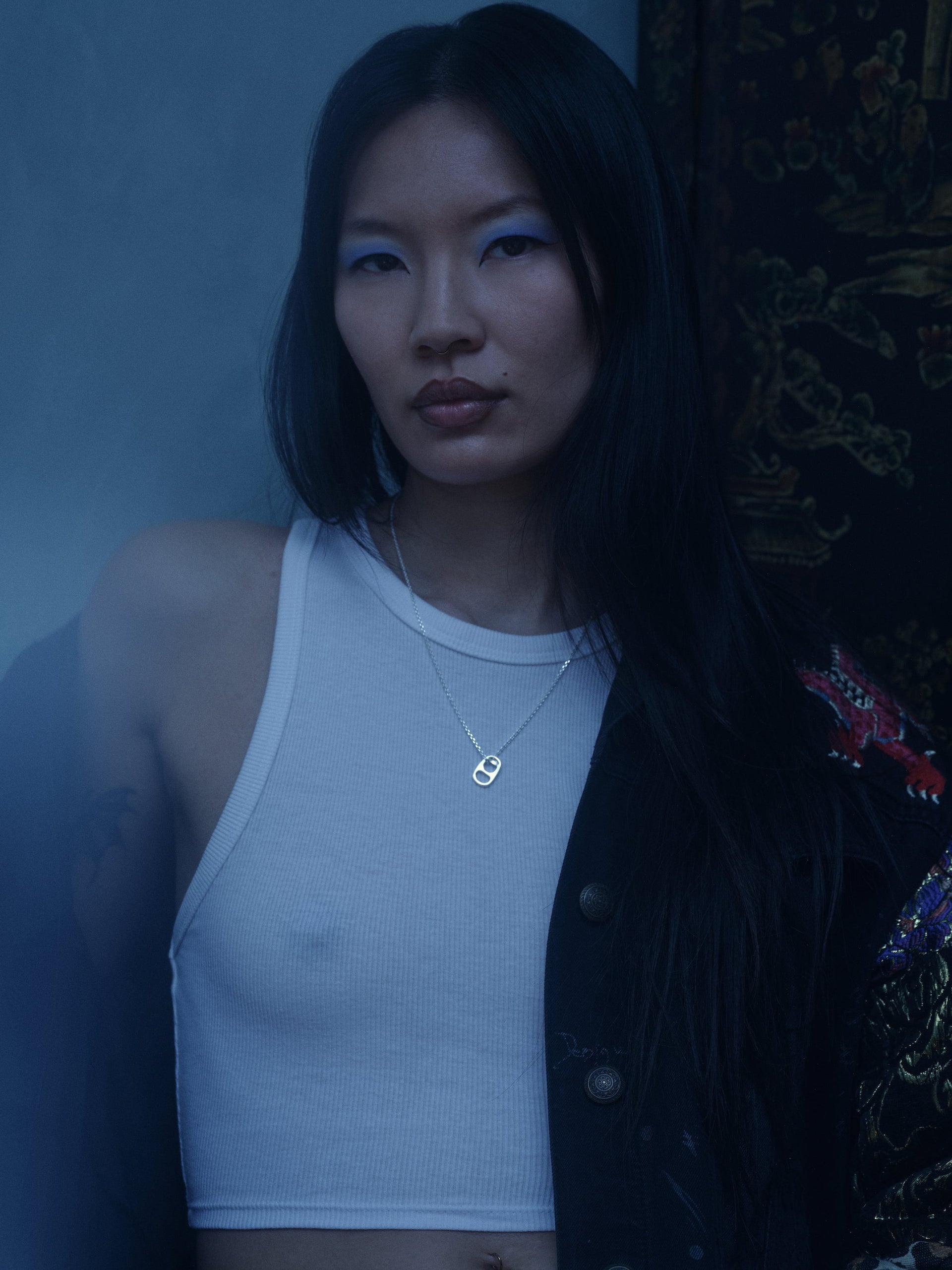 Beer Can - Necklace In Sterling Silver