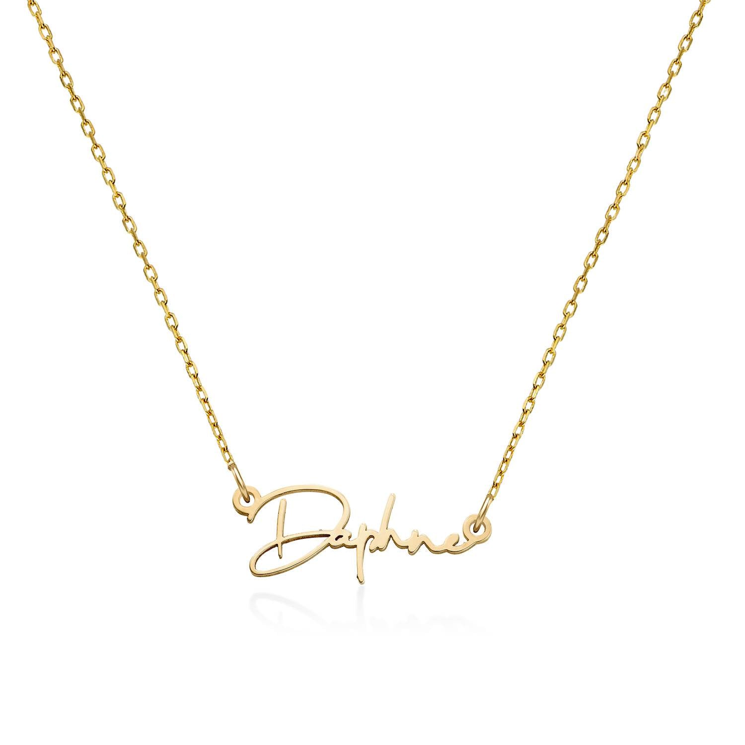 Paris Name Necklace in 10k Yellow Gold