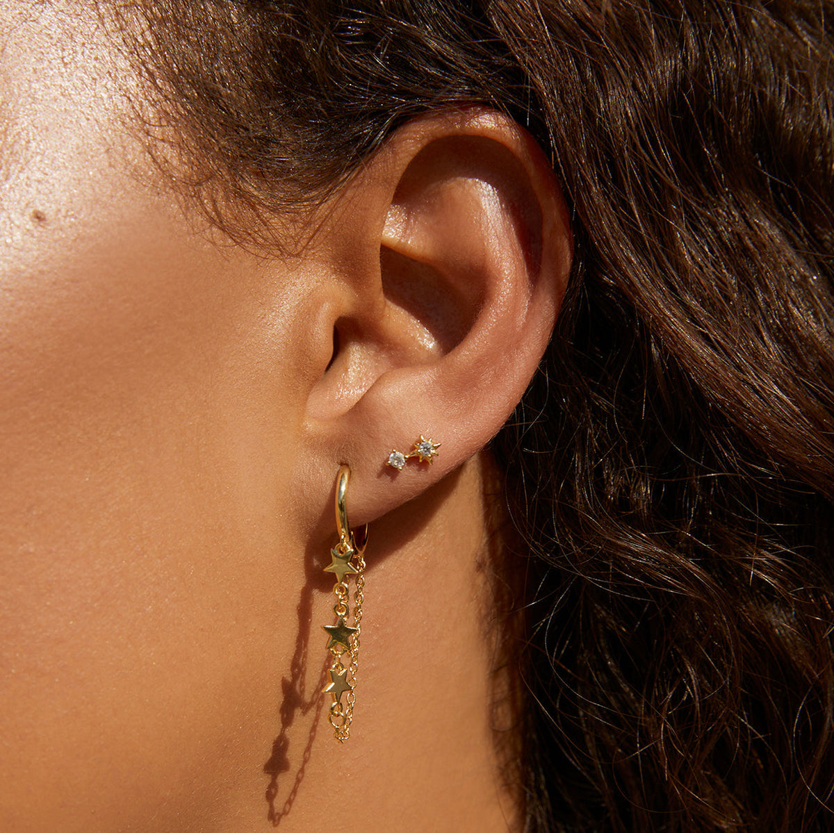 Bellini Gold Huggie Earrings