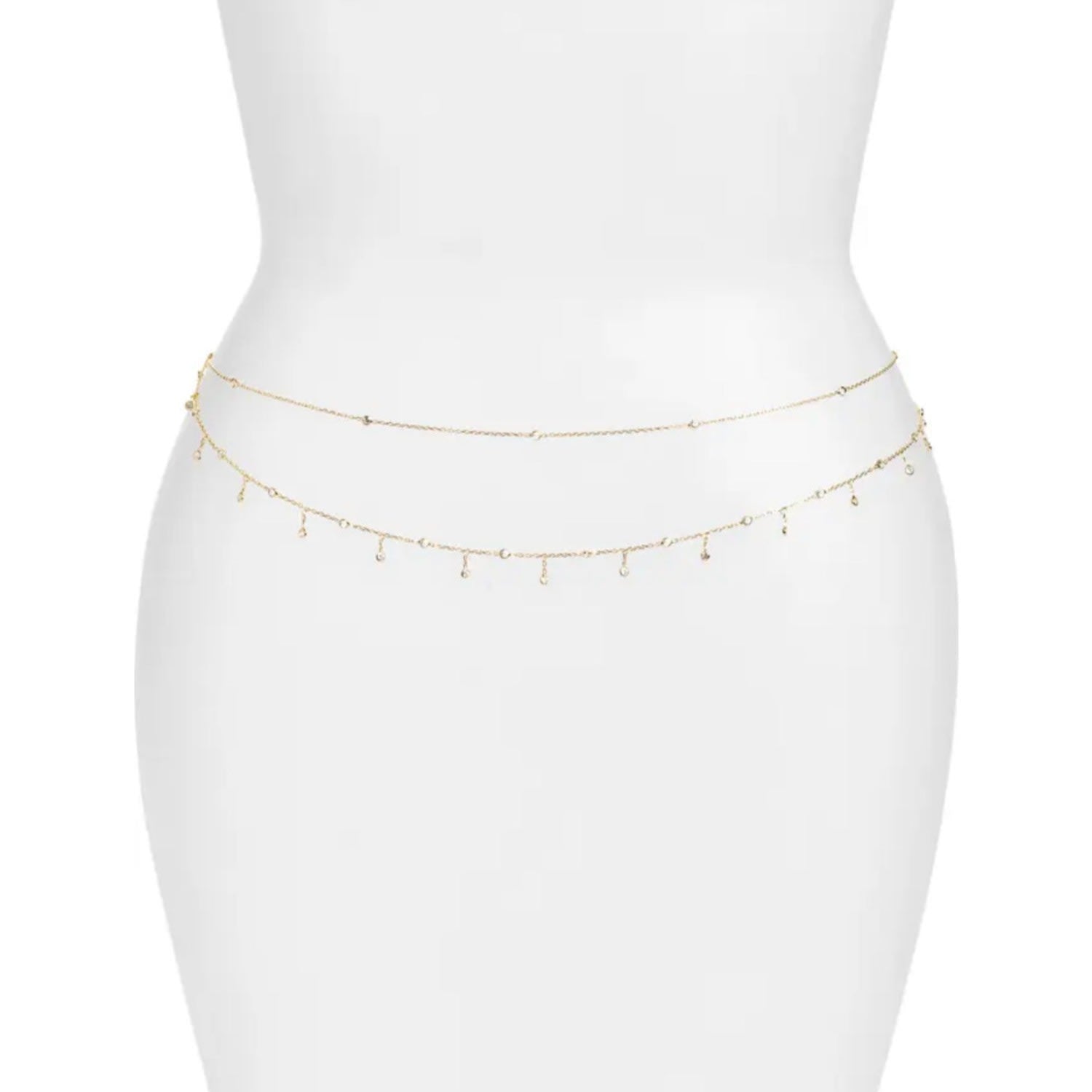 Belly Double Chain - Gold