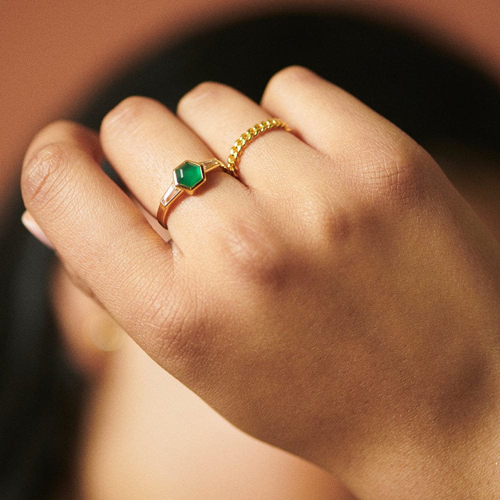 beloved-green-onyx-hexagon-ring-18ct-gold-plated-daisy-london