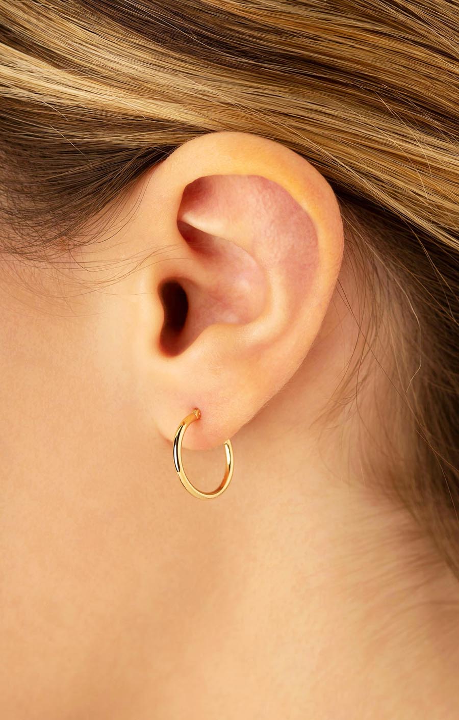 Classic Gold Small Hoop Earrings