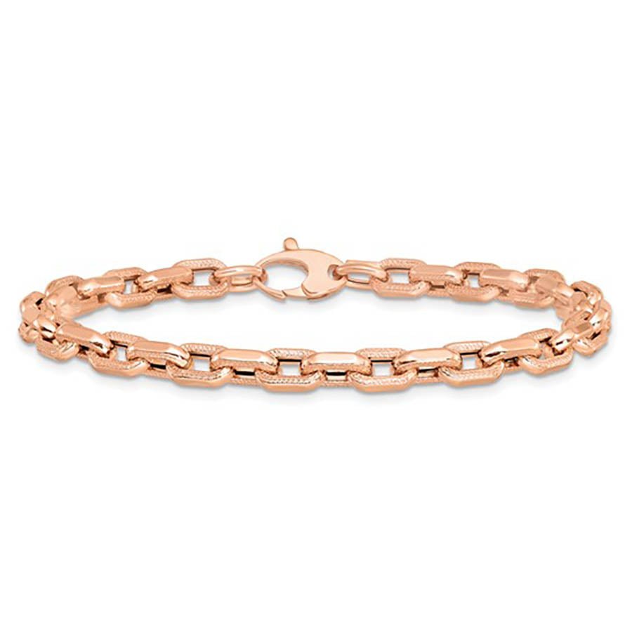 Rectangular Link High Polished Bracelet