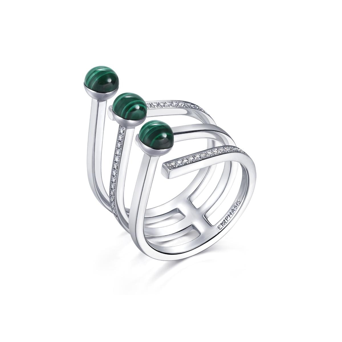 cosmos-white-gold-malachite-ring-chow-sang-sang