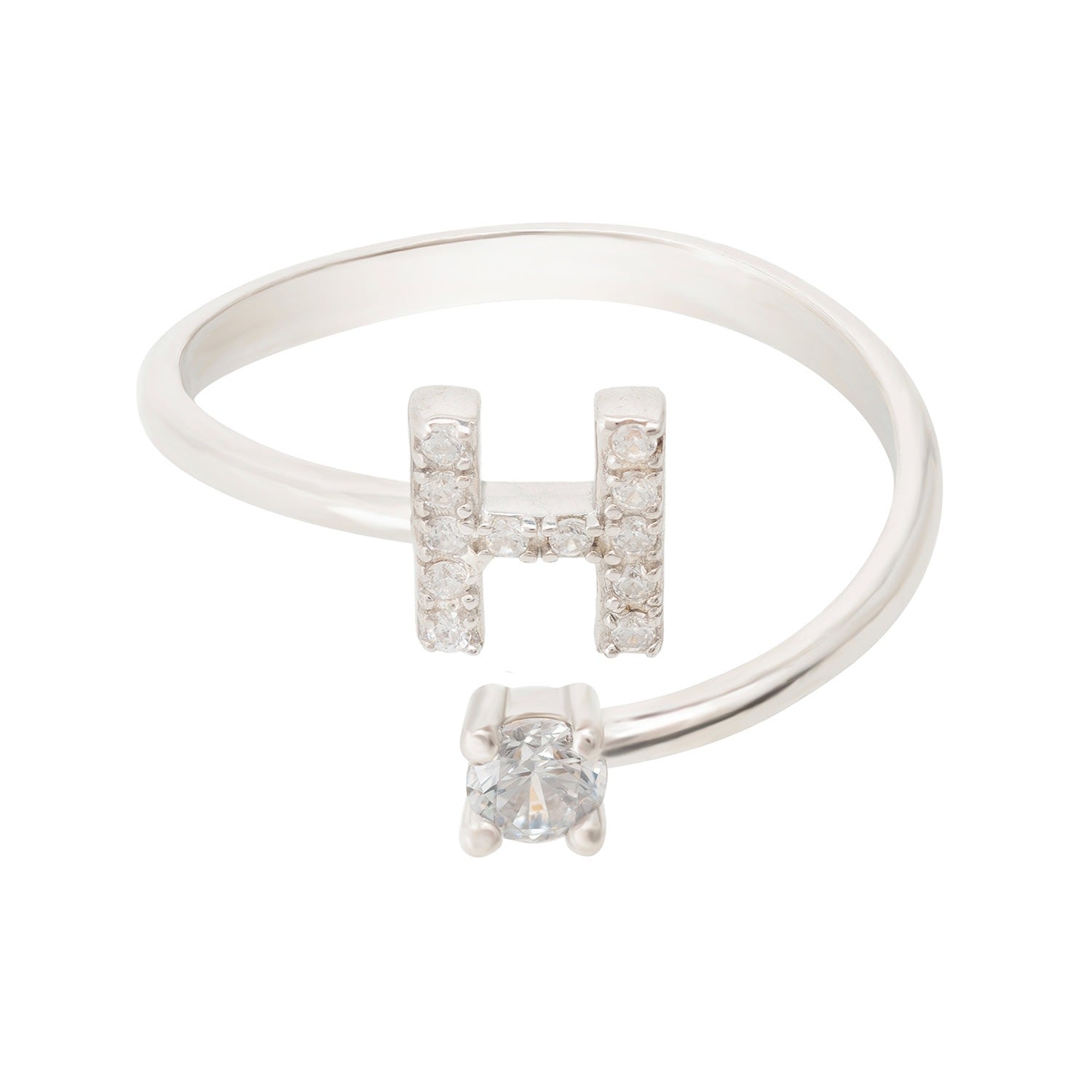 Initial Ring Silver H