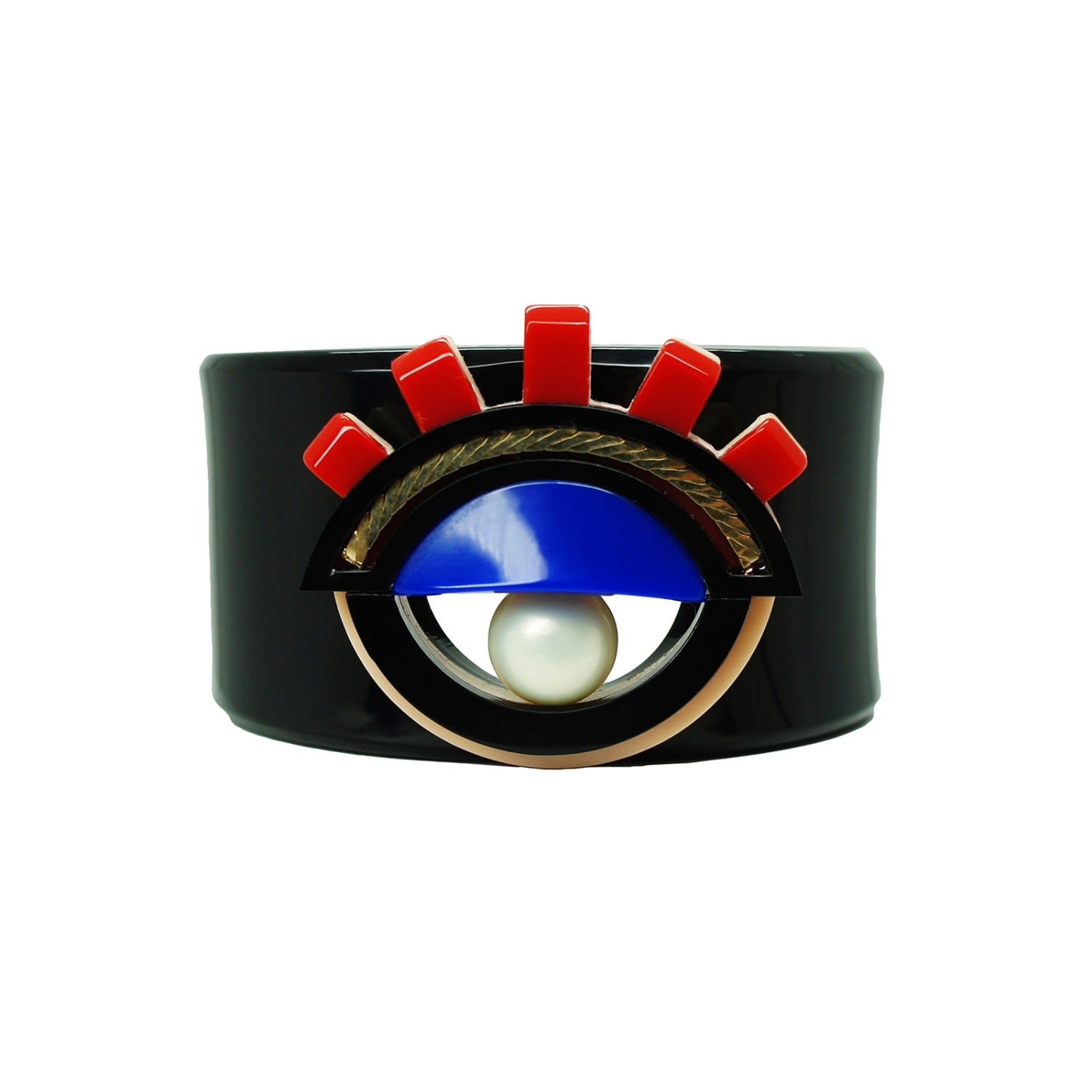 Handmade Acrylic Bracelet Eye Black