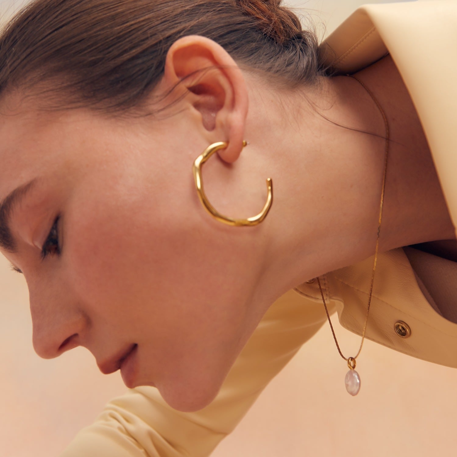 Rio Hoops Large - Gold