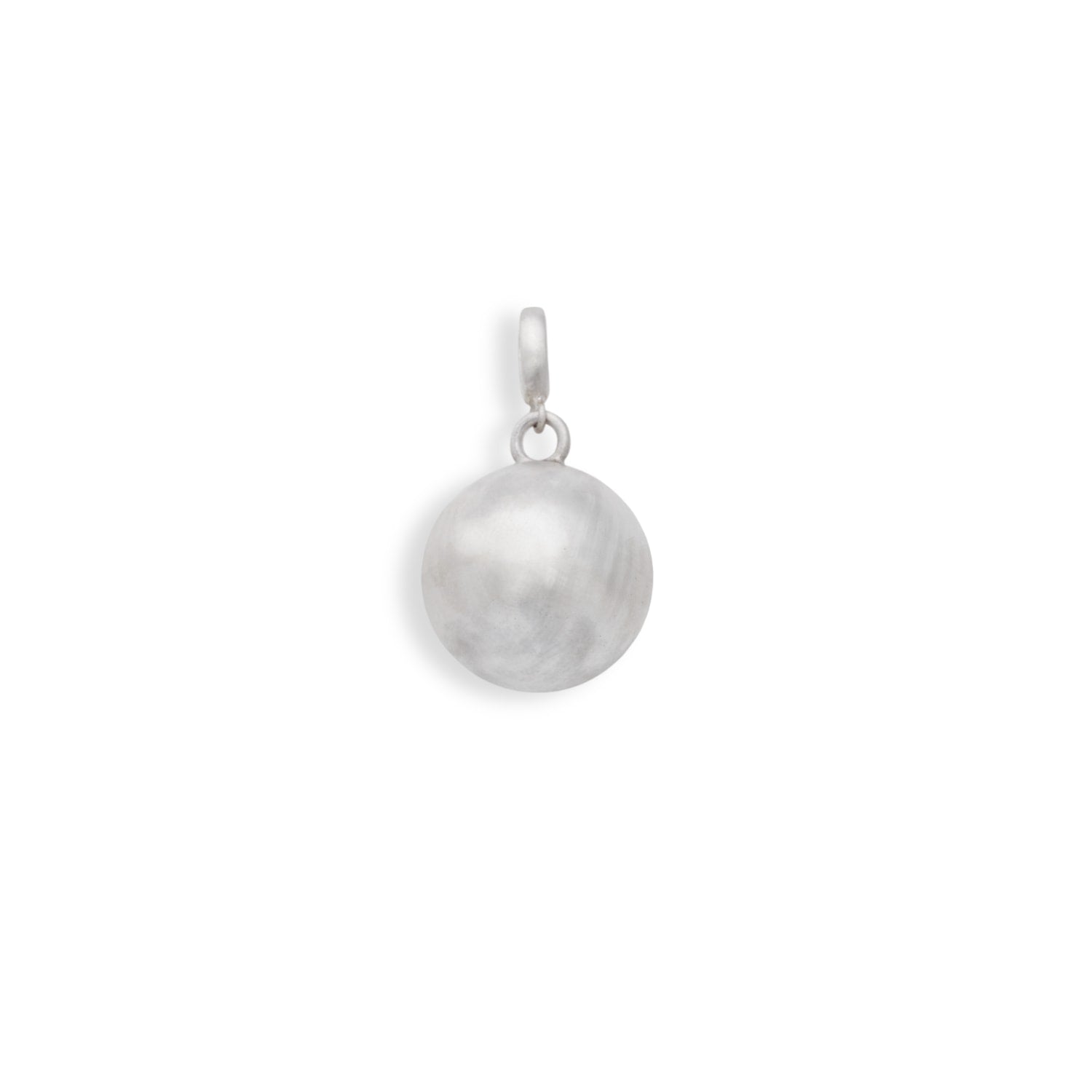 Big Silver Bud Clip-On Pendant