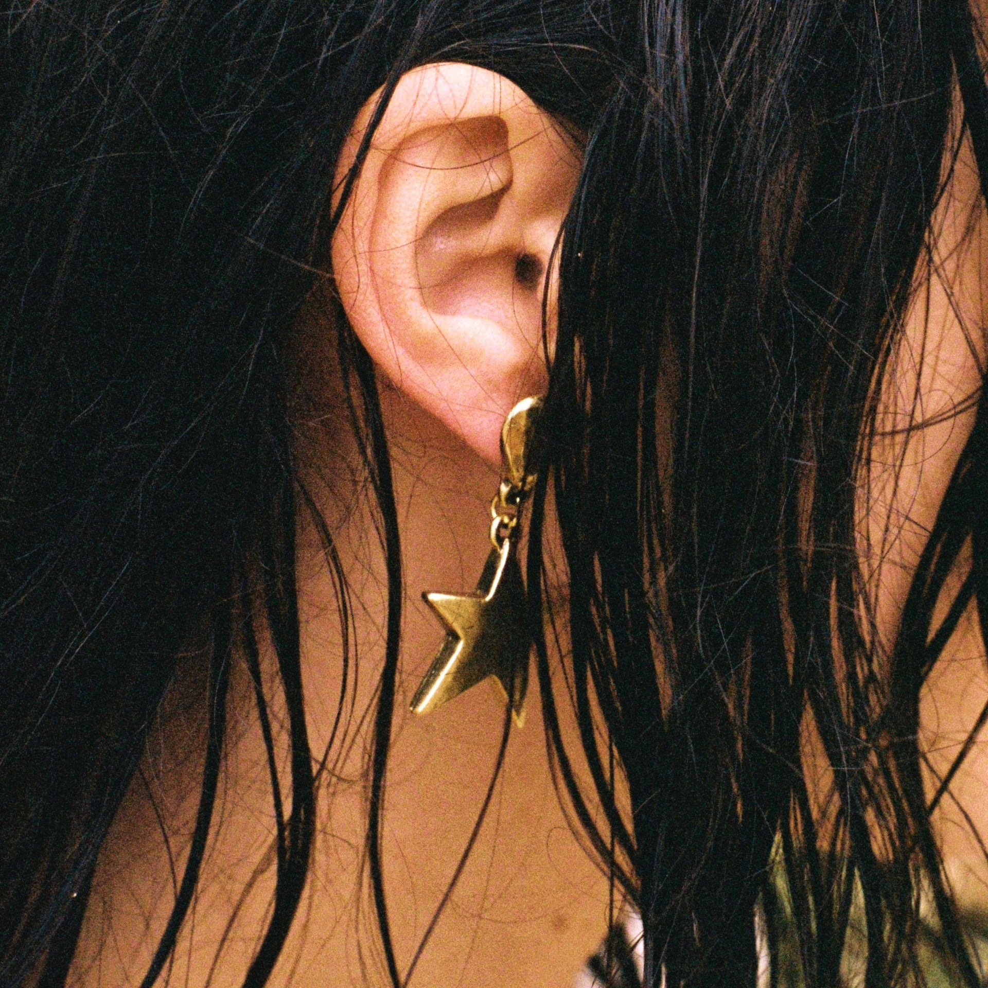 Billie Gold Star & Heart Earrings