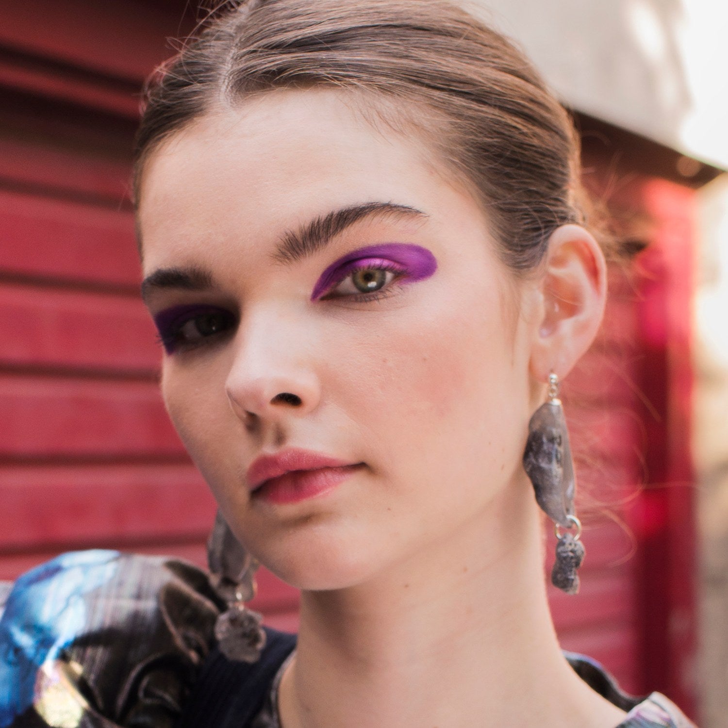 Binet Earrings Onyx Silver Bio-Gems