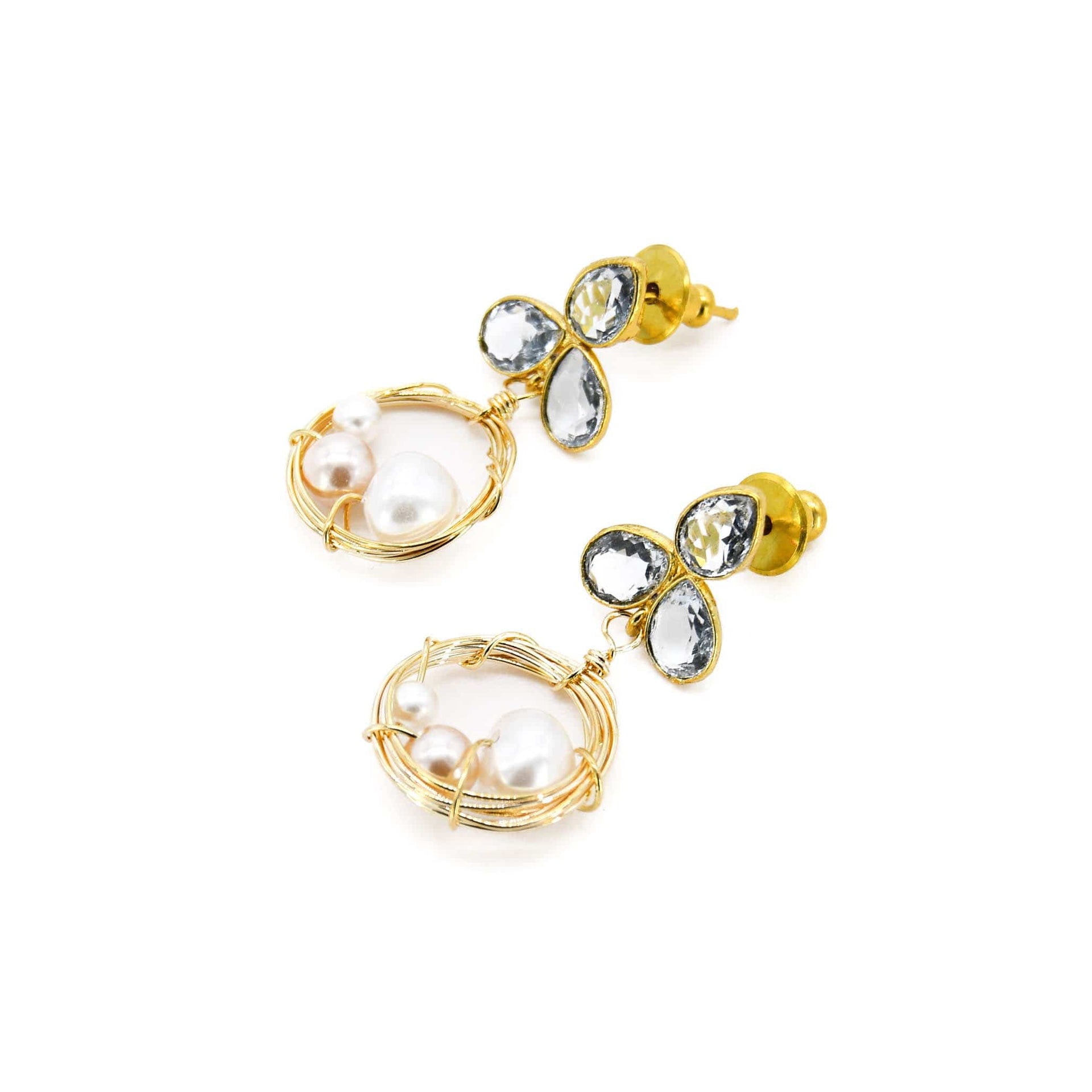 Bird's Nest Handmade Drop Earring