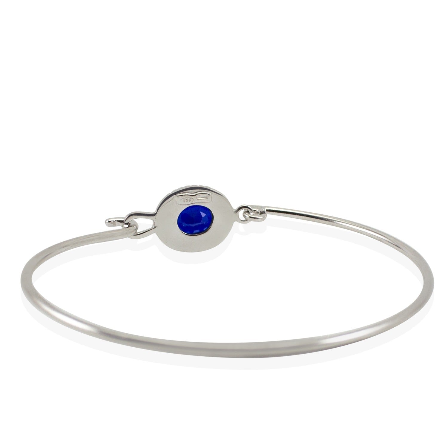 Luccichio Blue Agate Cuff Bracelet