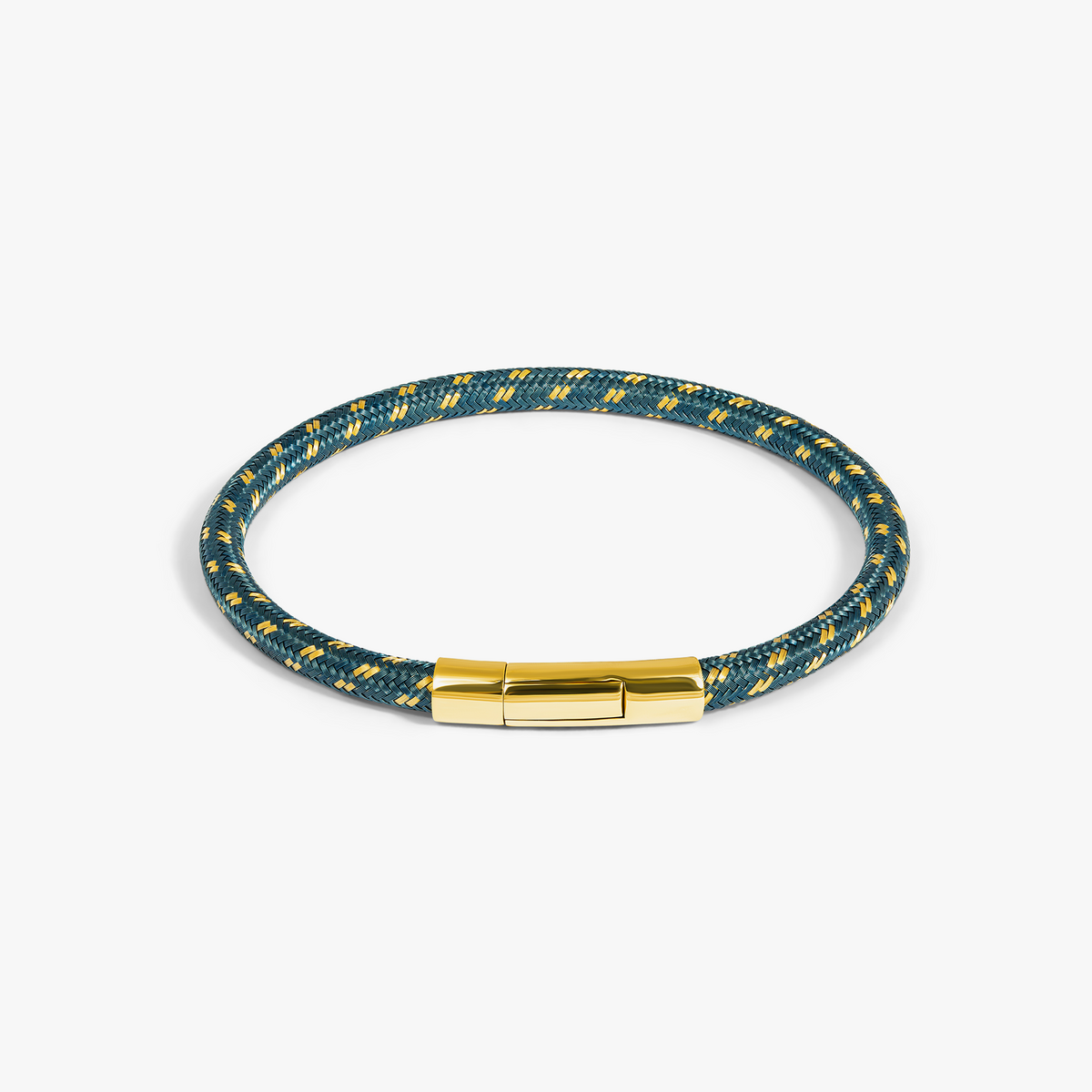 Tubo Chalif 18K Yellow Gold Navy Bracelet
