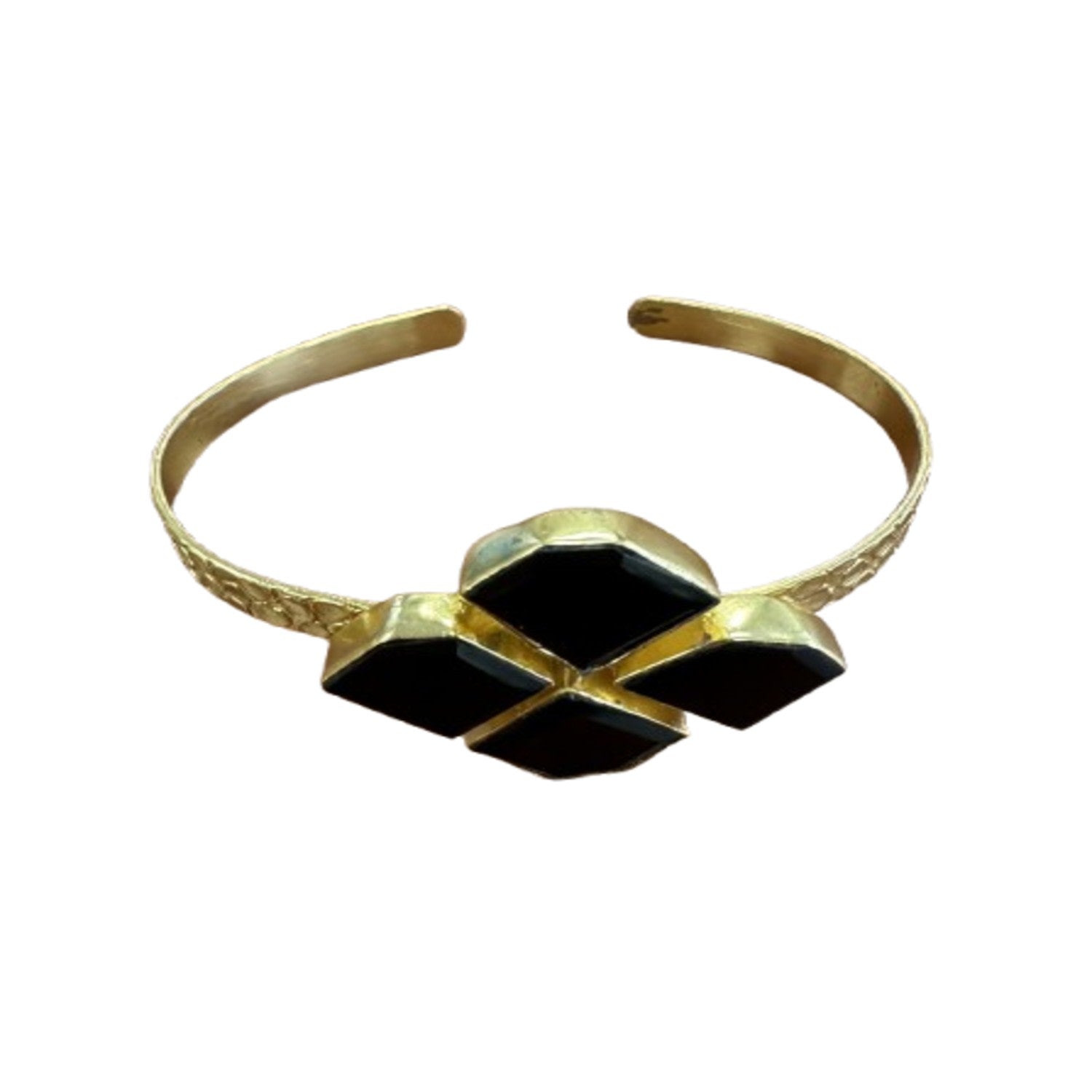 Black Onyx Bracelet Cuff