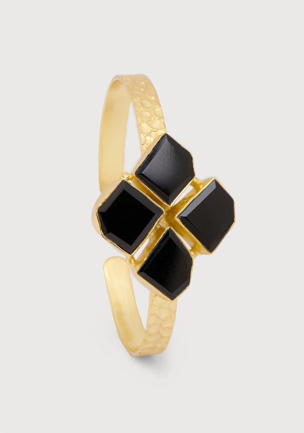 Black Onyx Bracelet Cuff