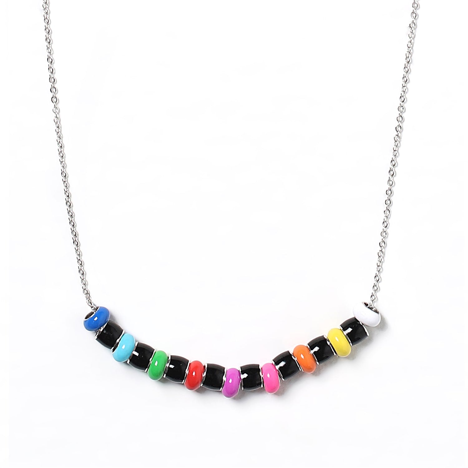 Black Rainbow Necklace
