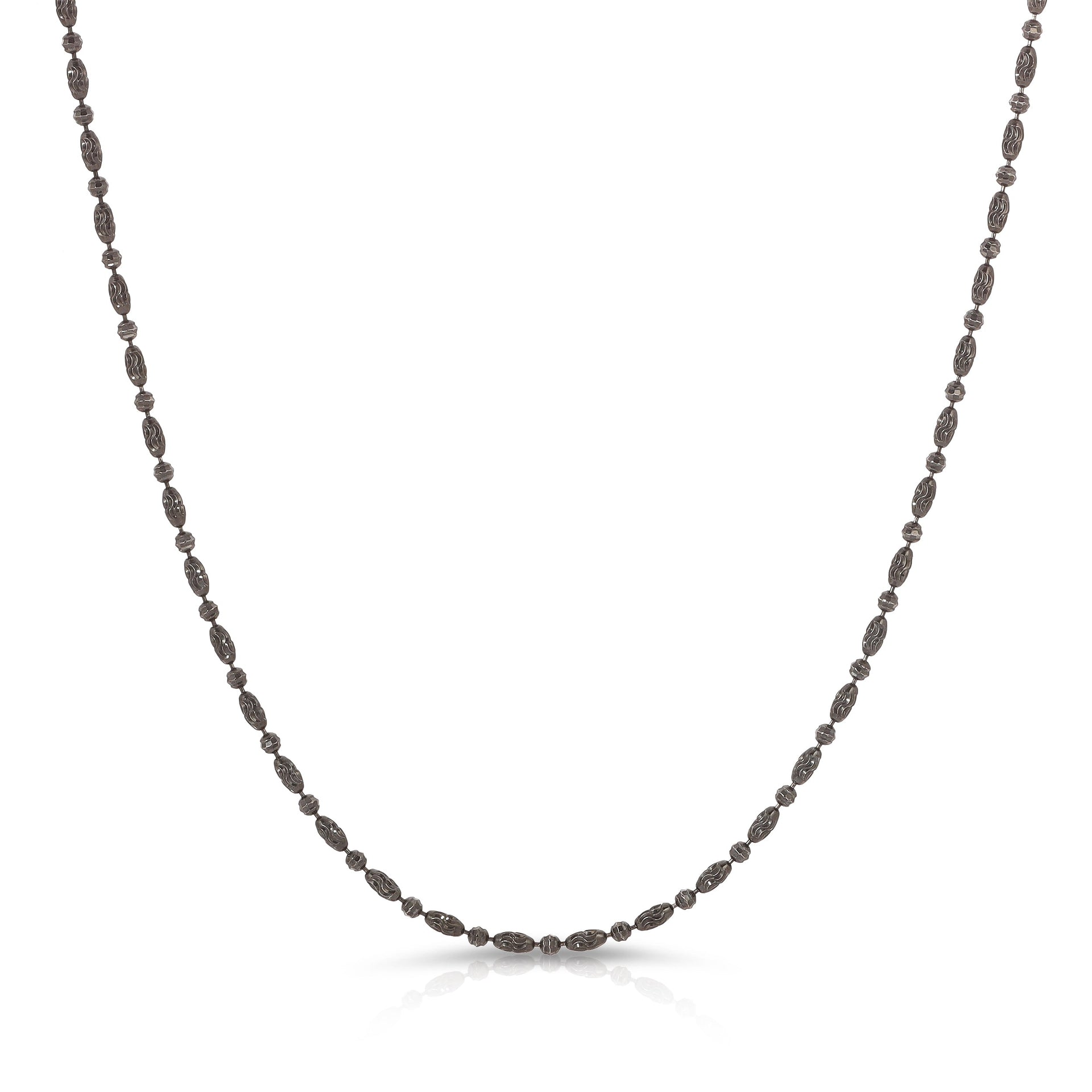 Black Rhodium Antique Bead Chain