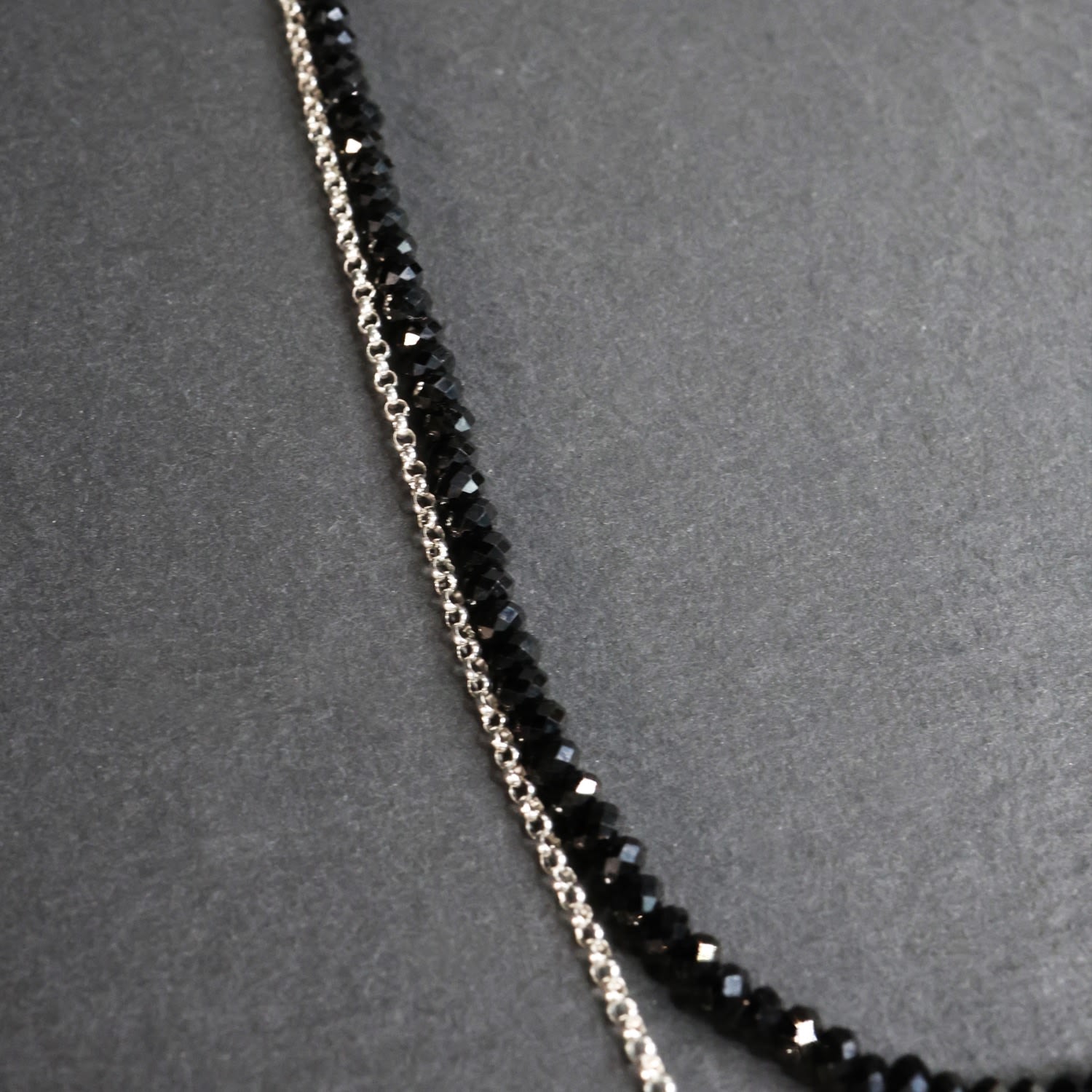 Black Spinel Necklace