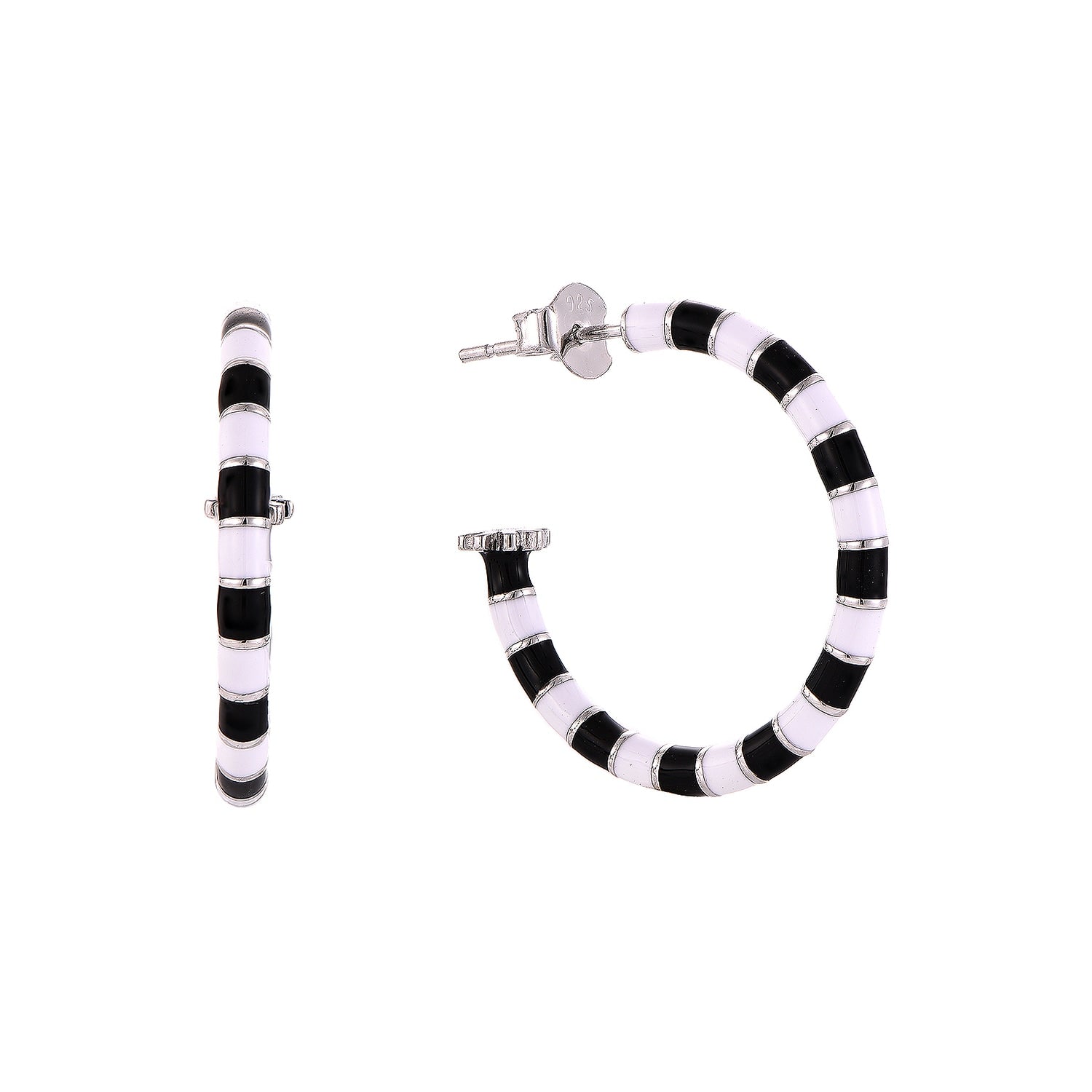 Black & White Earrings