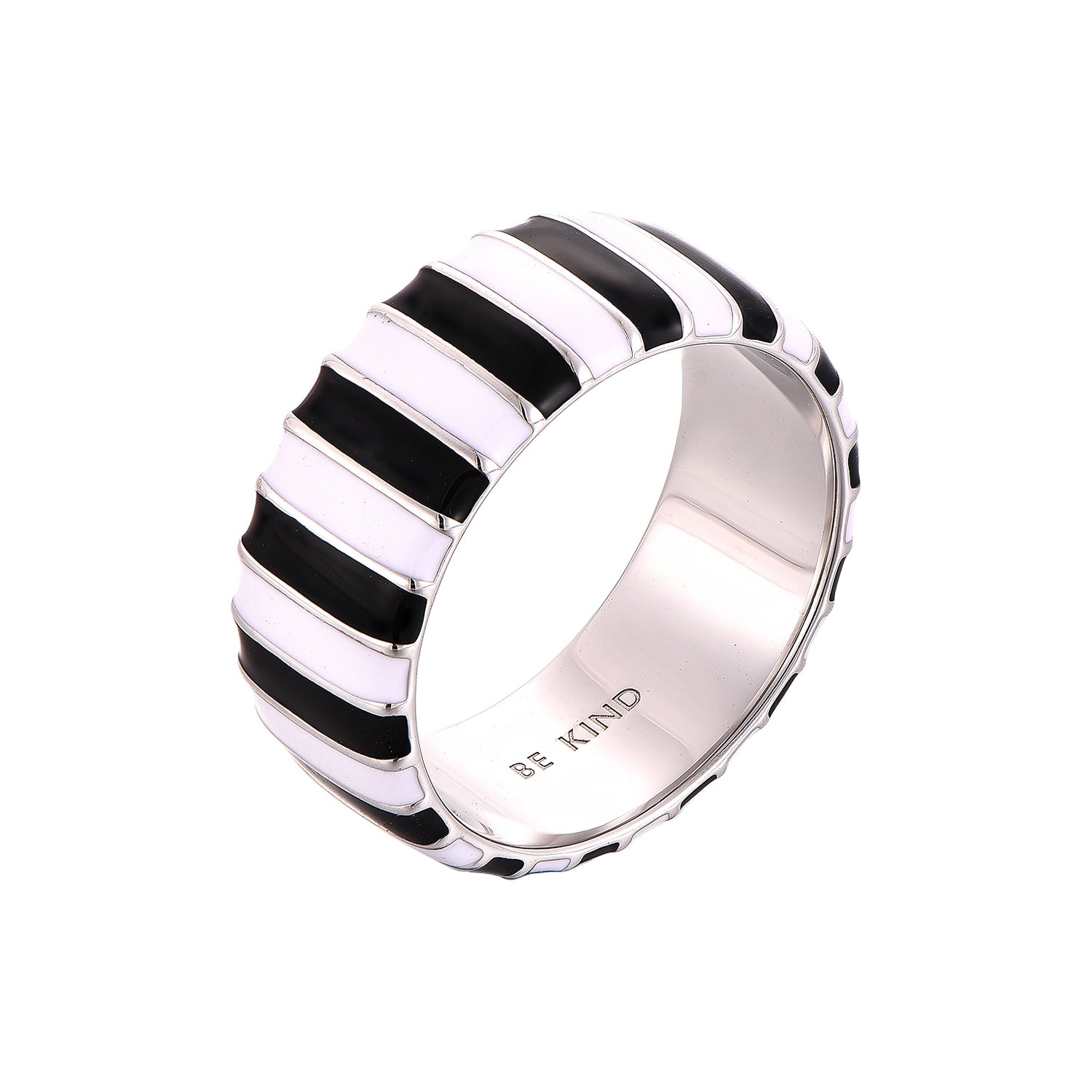 Black & White Thick Ring