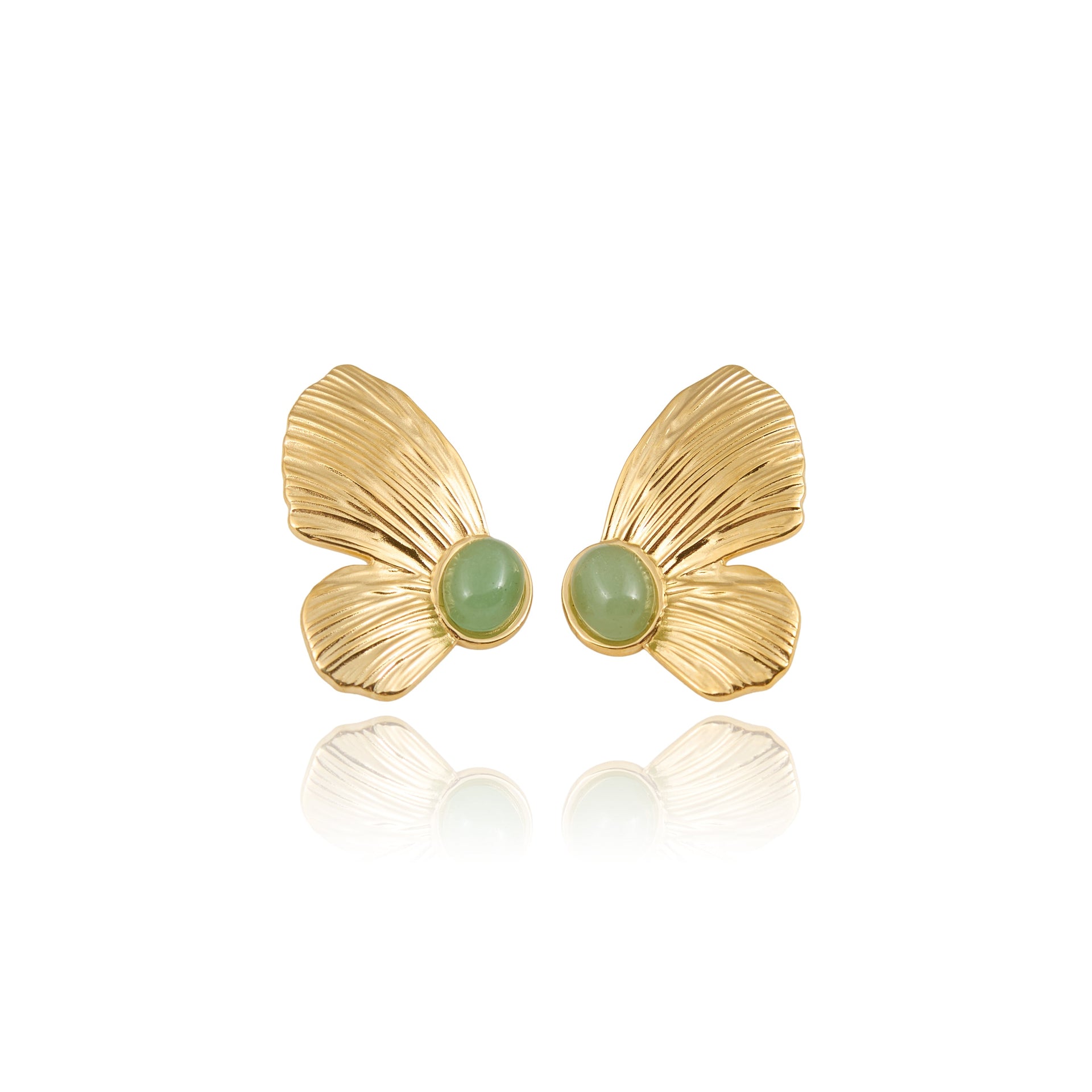 Bliss Gold Plated Statement Earrings