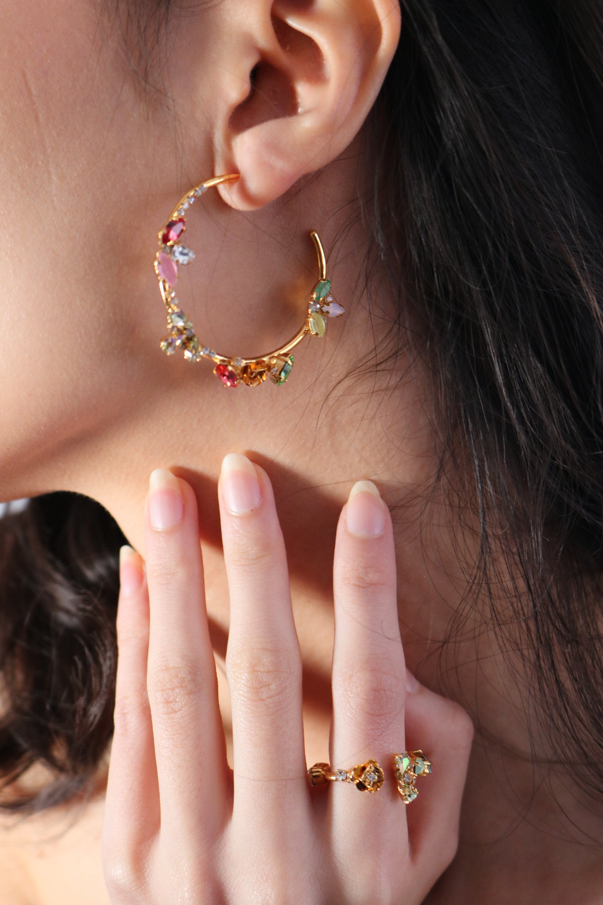 Bloom Hoop Earrings