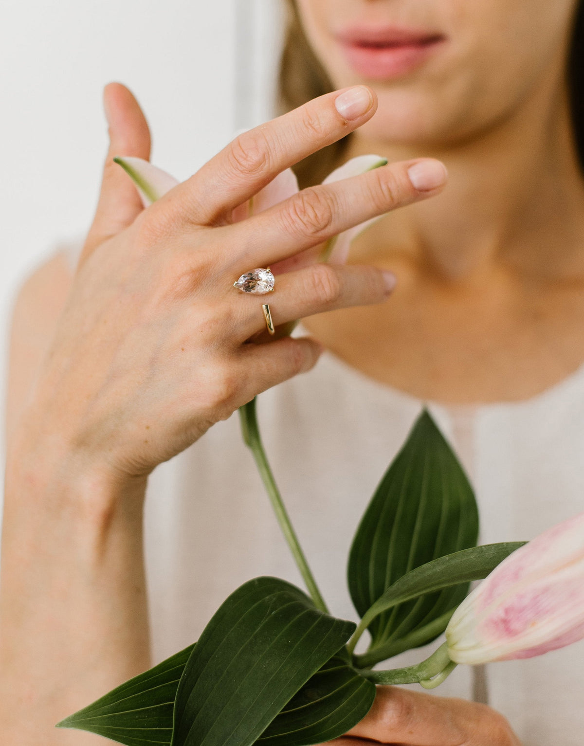 BLOOM RING PURPLE AMETHYST