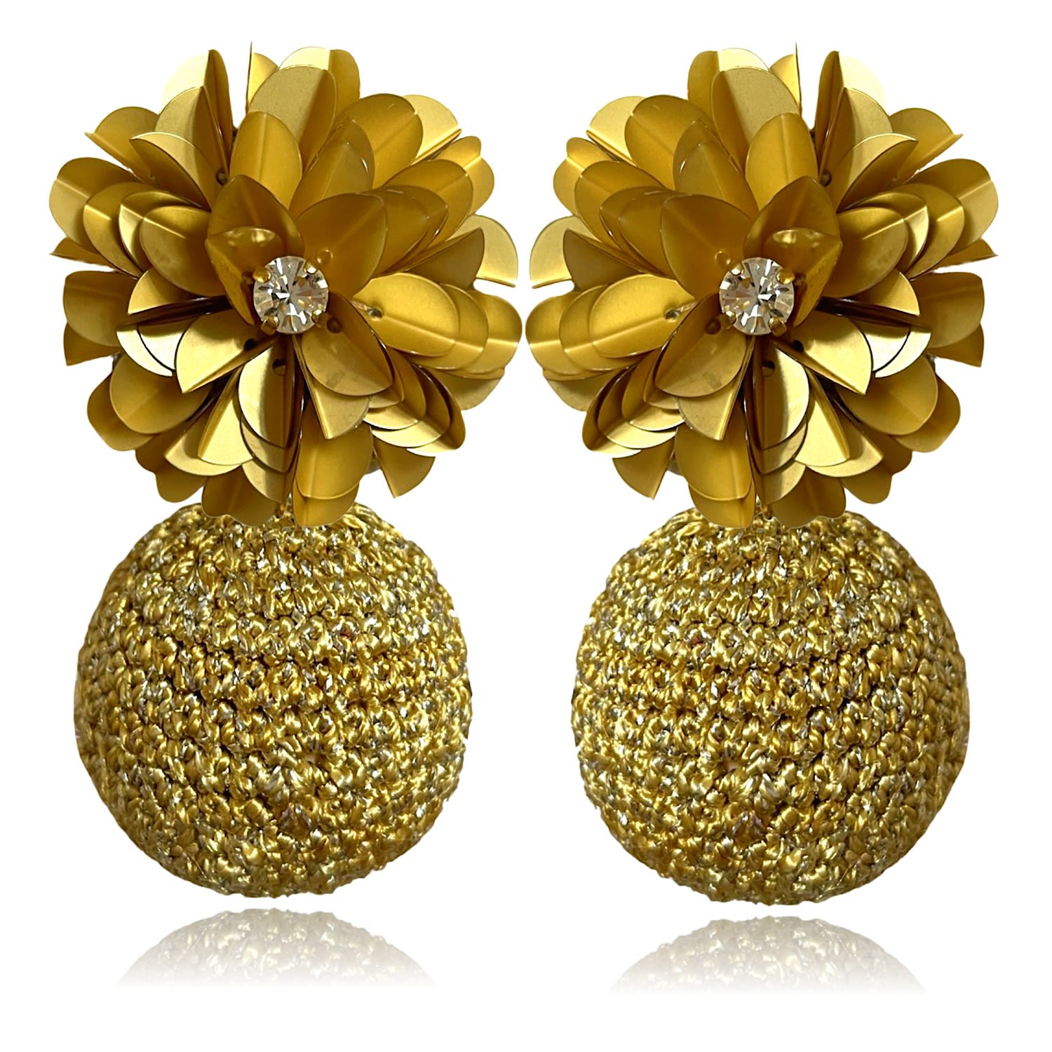 Blossom Bon Bons Gold Earrings