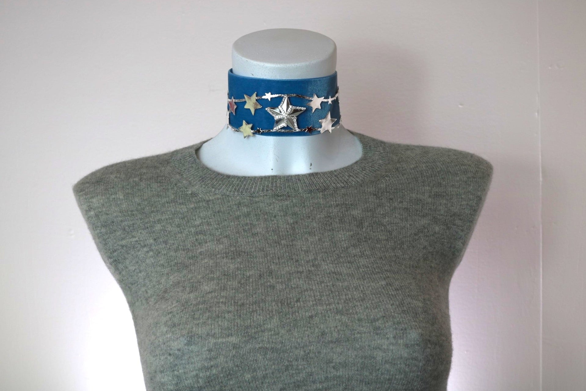 Blue Halo Choker