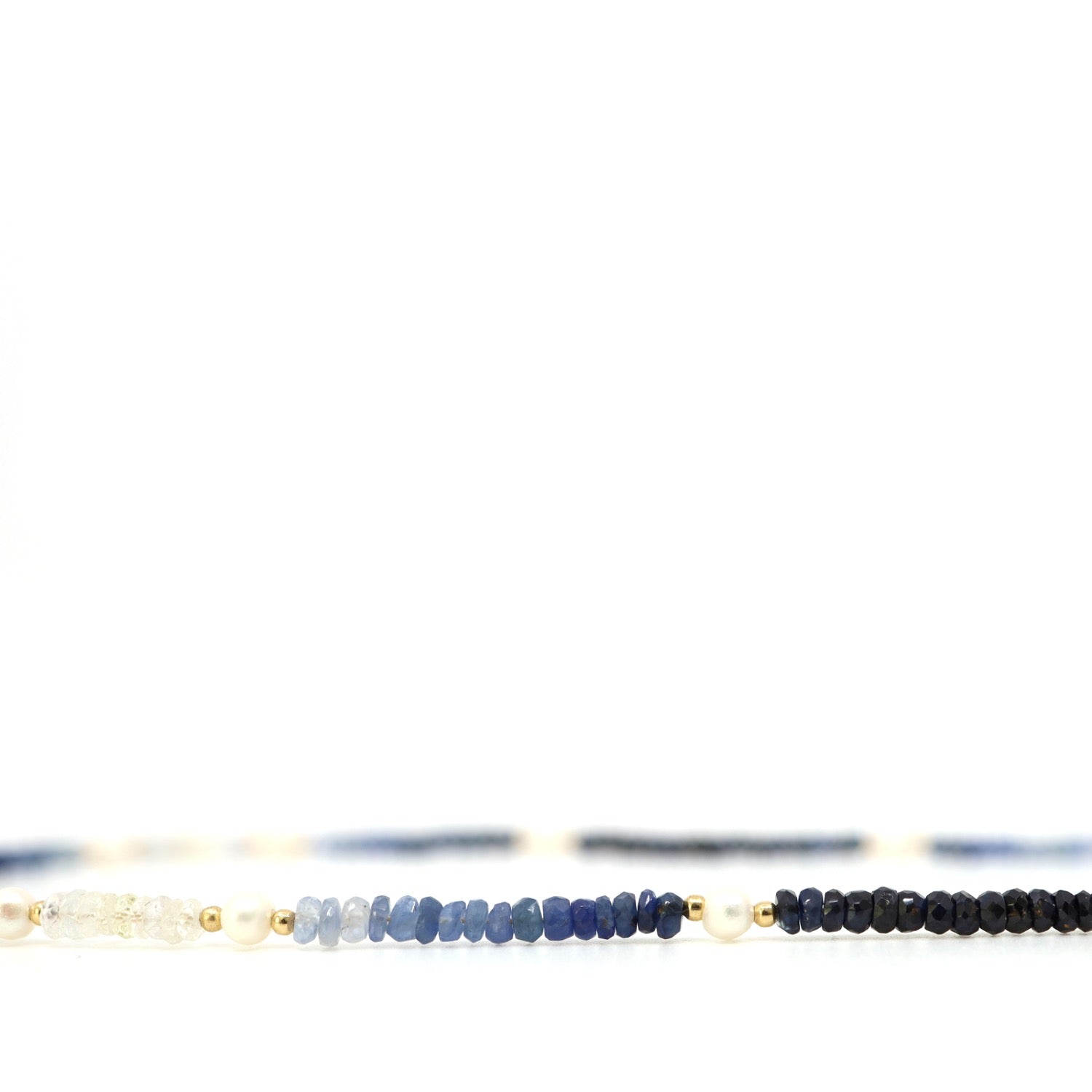 Blue Sapphire & Freshwater Pearl Necklace