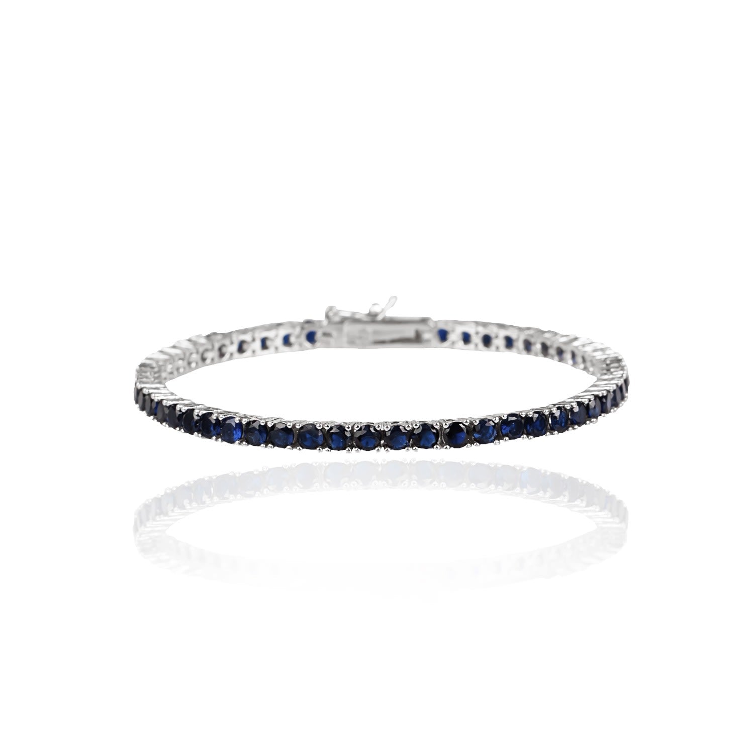 Blue Stone Tennis Bracelet