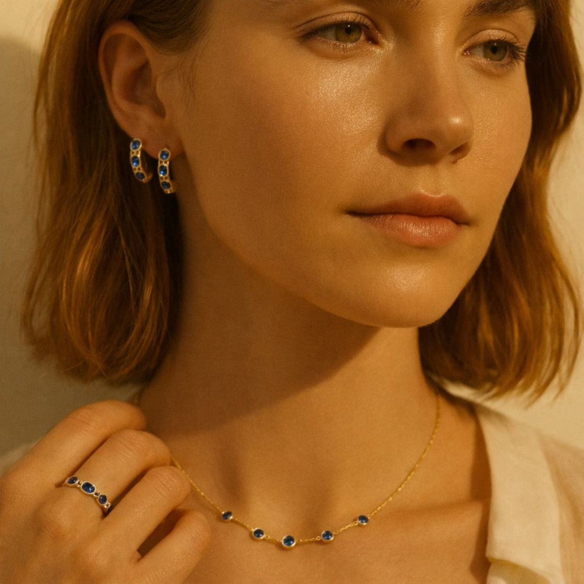Aurora Blue Sapphire Bracelet