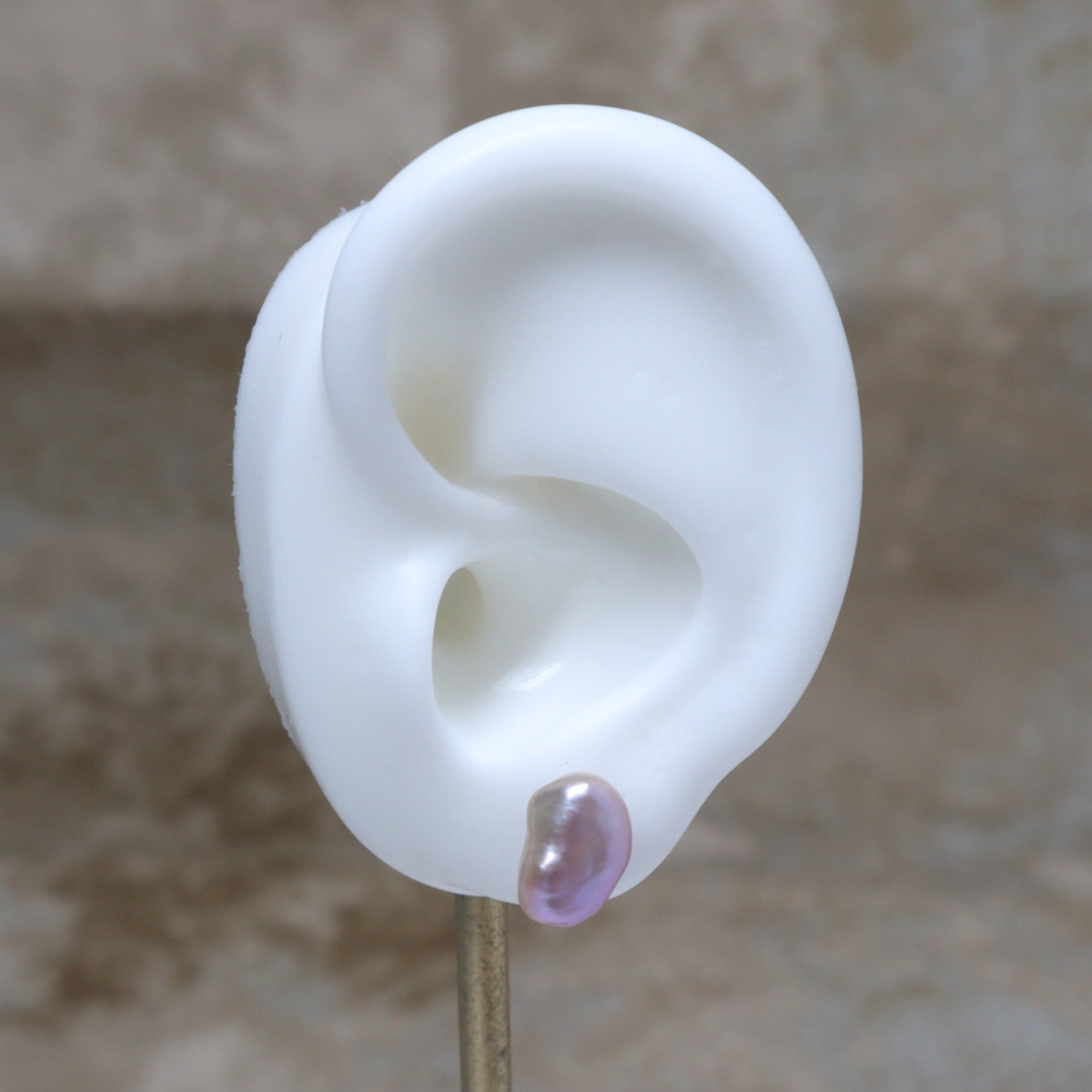 Blush Keshi Pearl Stud Earrings