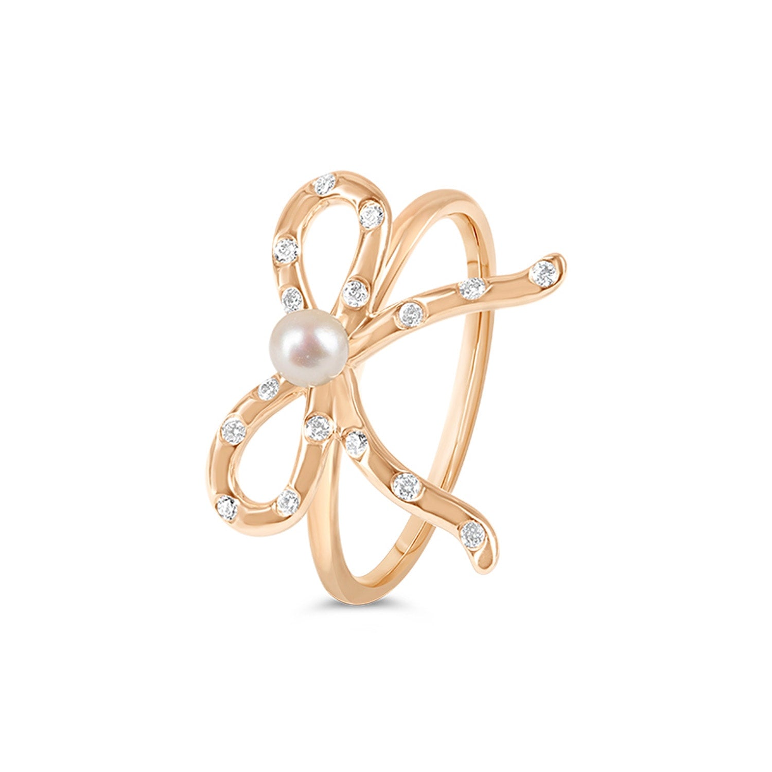 Blushing Bow Ring - Gold