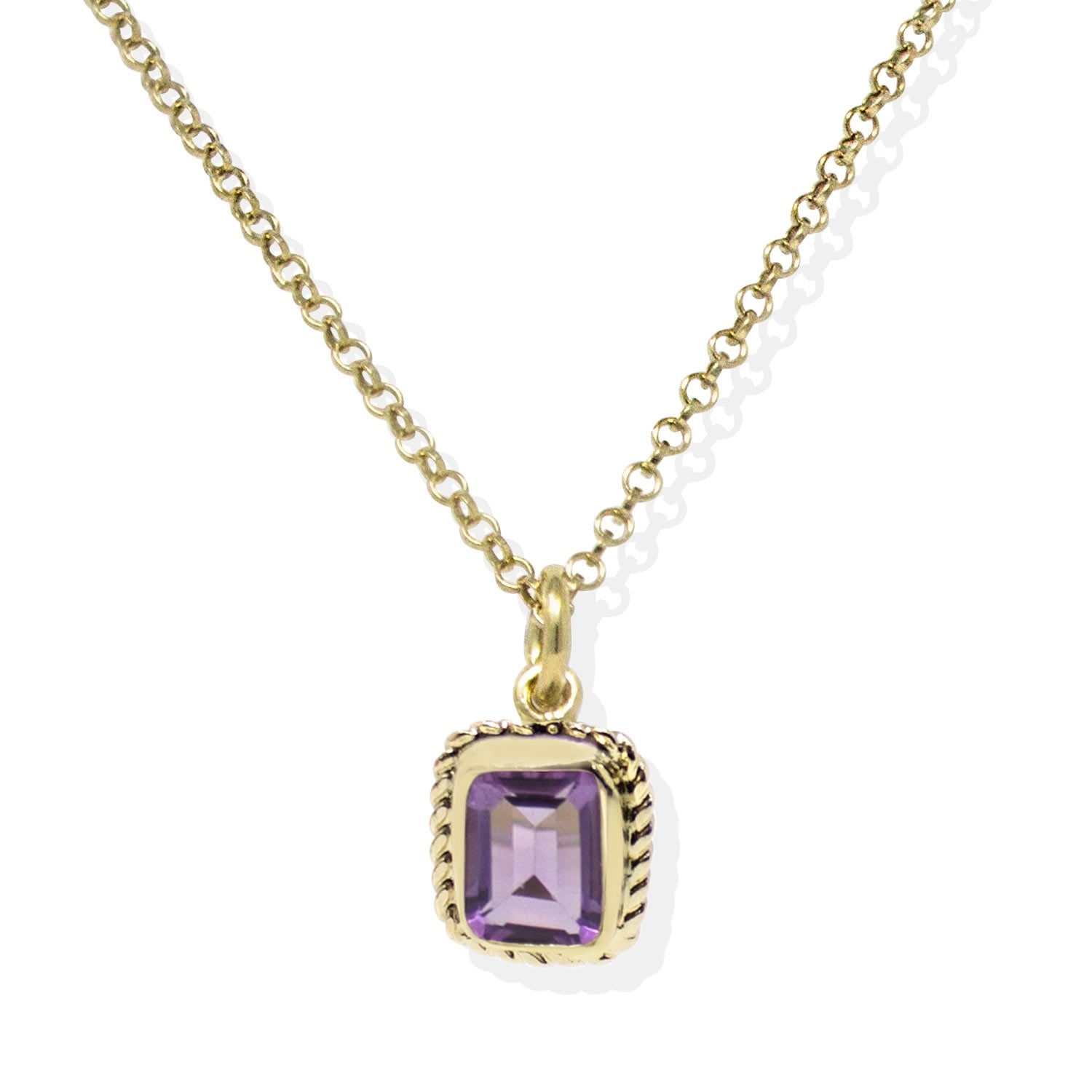 Luccichio Gold Vermeil Amethyst Necklace