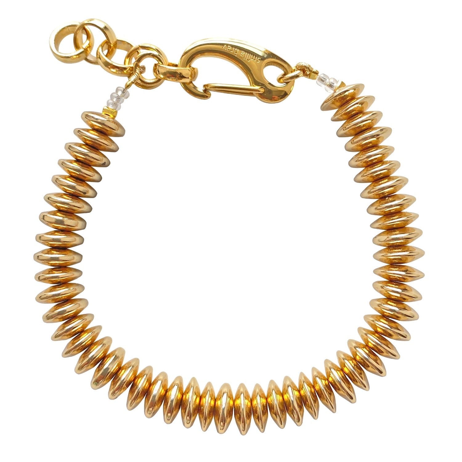 Bold Golden Beaded Bracelet Monopoli