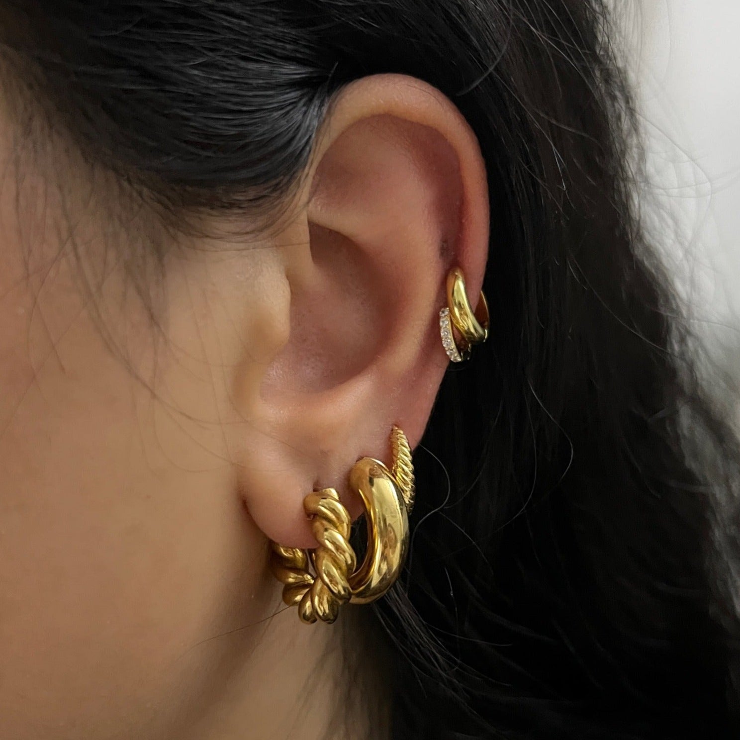 Classic Gold Hoop Earrings