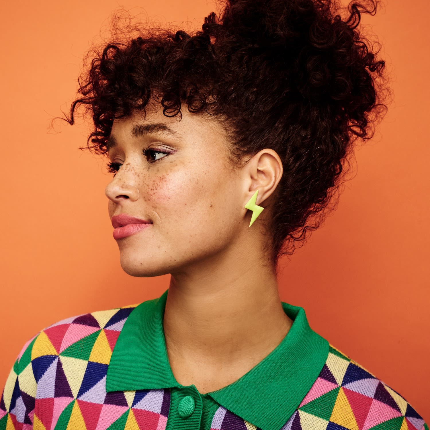 Bolts - Yellow Enamel