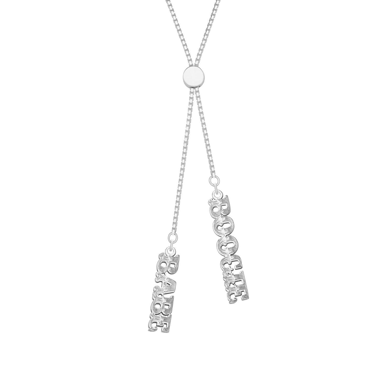Boogie Babe Sterling Silver Slider Necklace