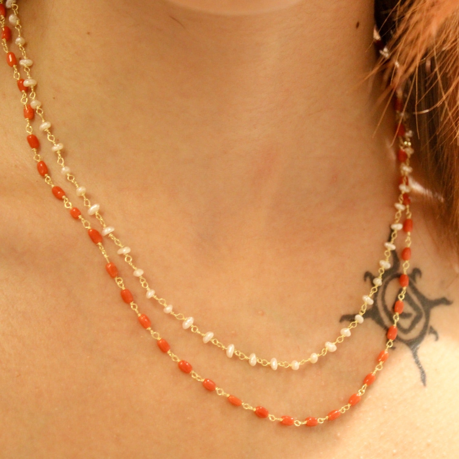 Bosphorus Pearl Chain Necklace
